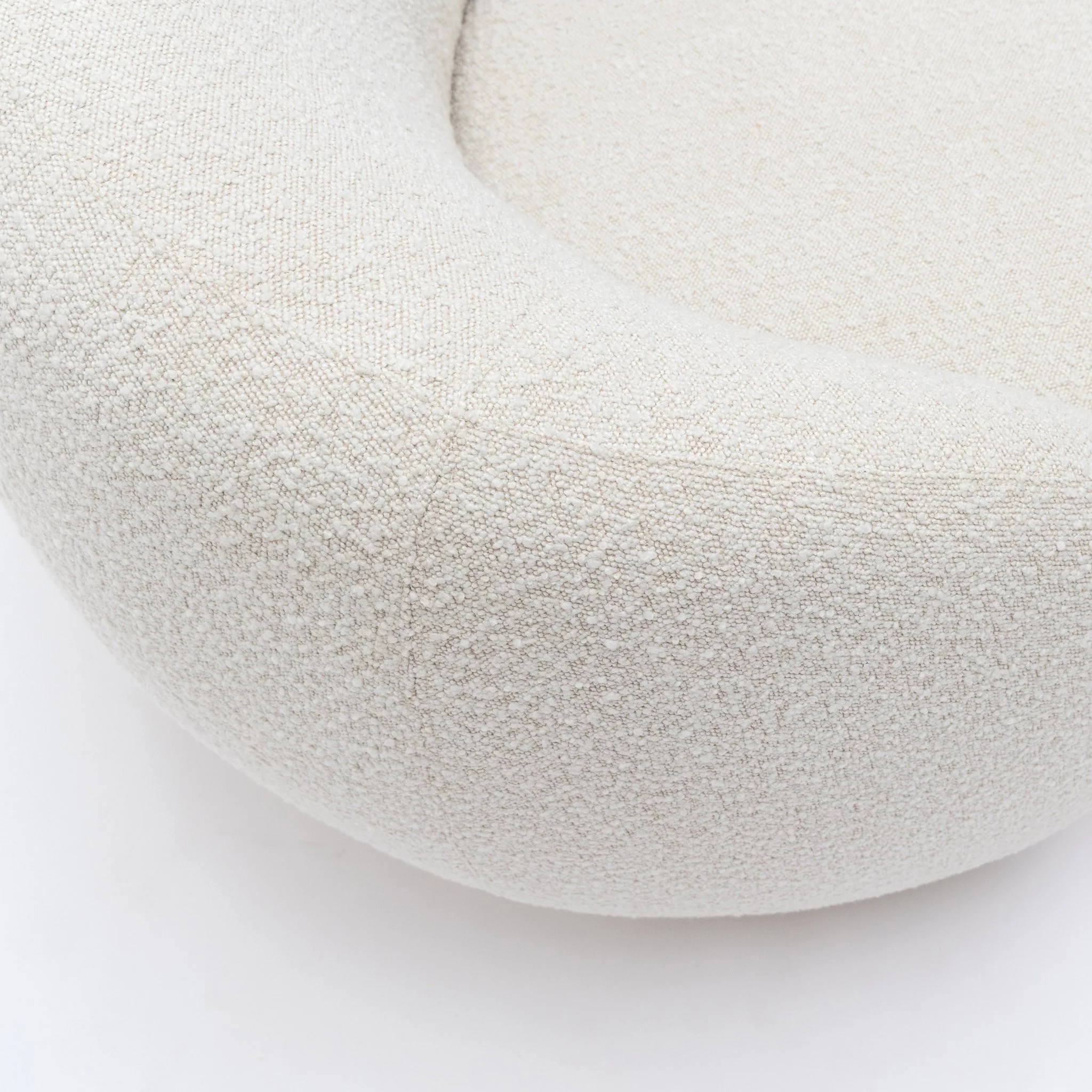 Cashew Armchair - Ivory Boucle - Image 8