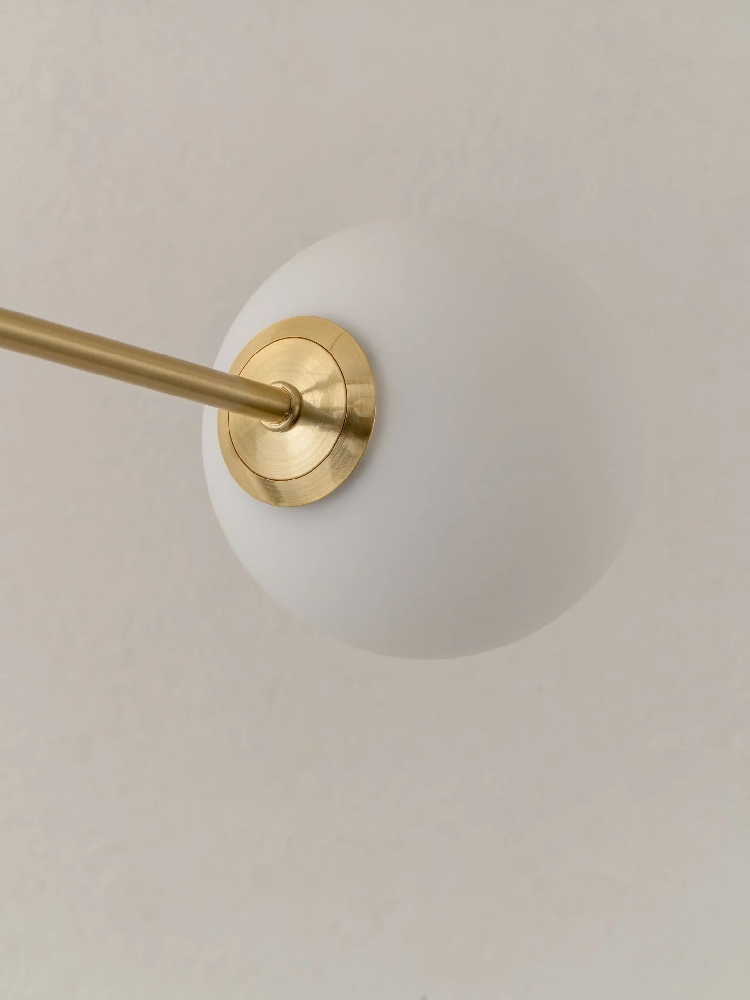 Chelso - 6 Light Brass And Opal Pendant - Image 6