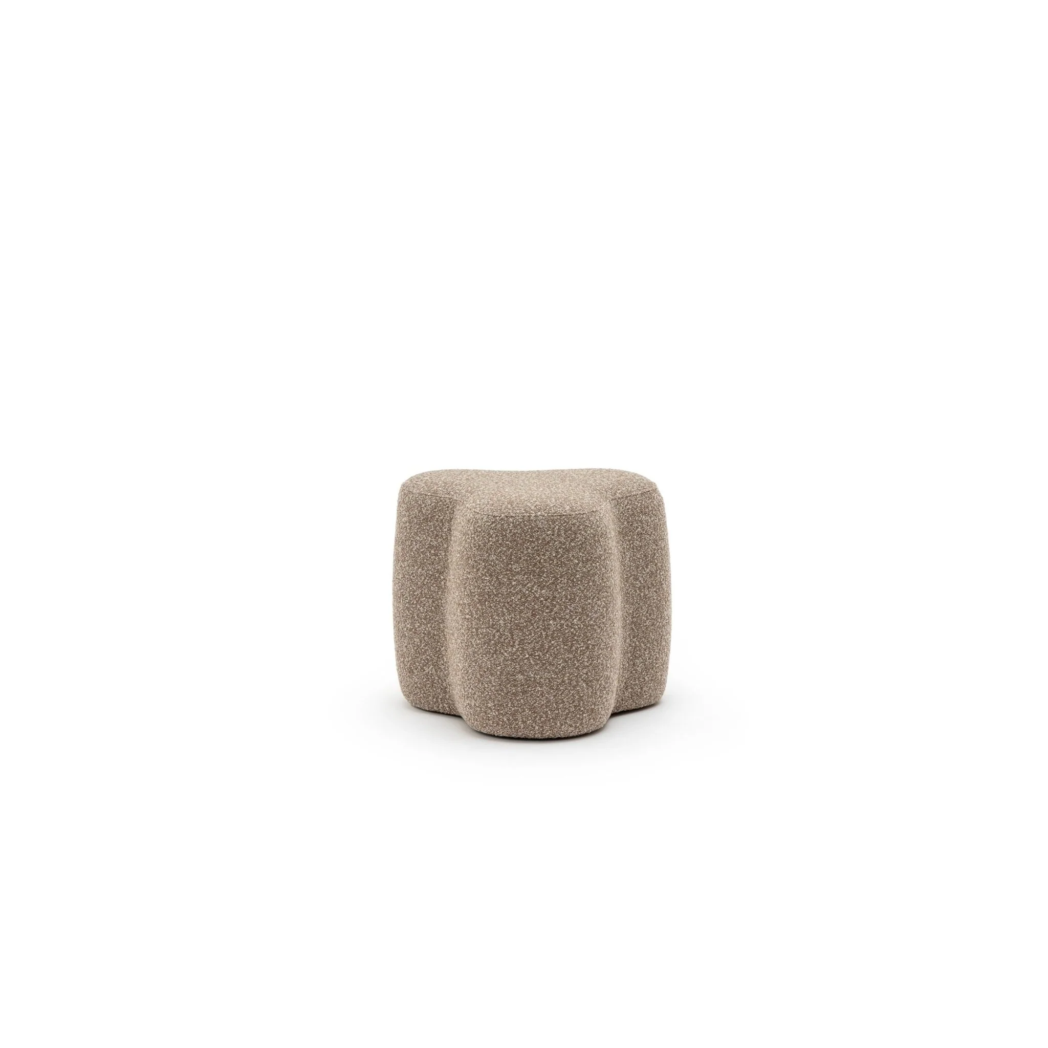 Clover Ottoman - Chestnut