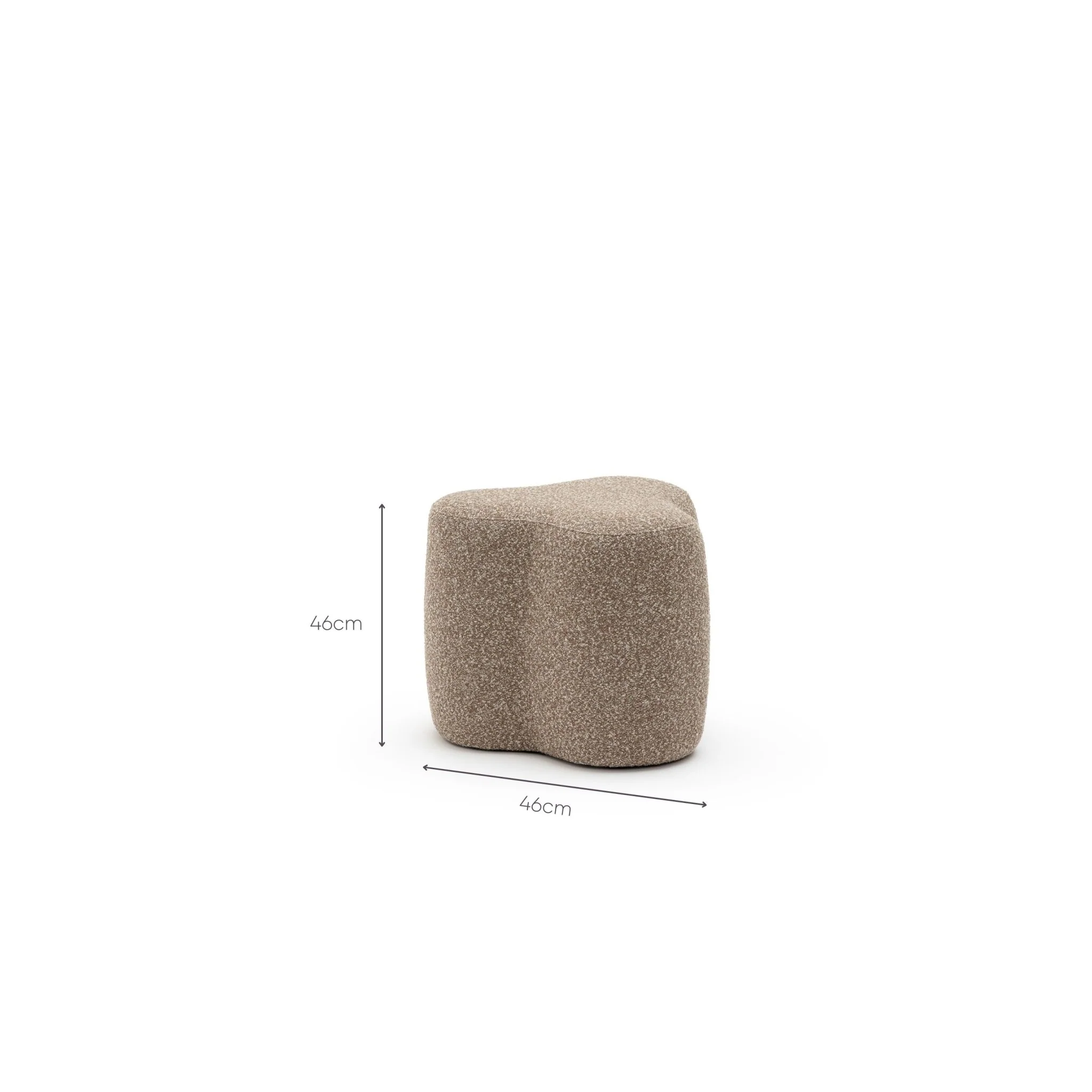 Clover Ottoman - Chestnut - Image 9