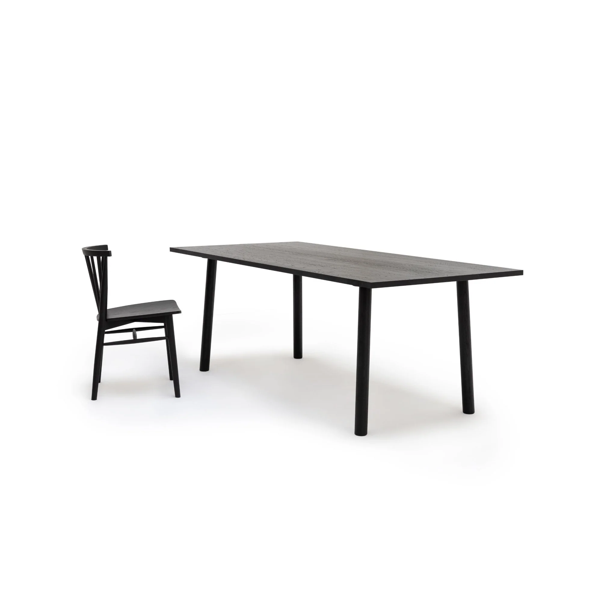 Coco Dining Table - Black Oak - Image 5