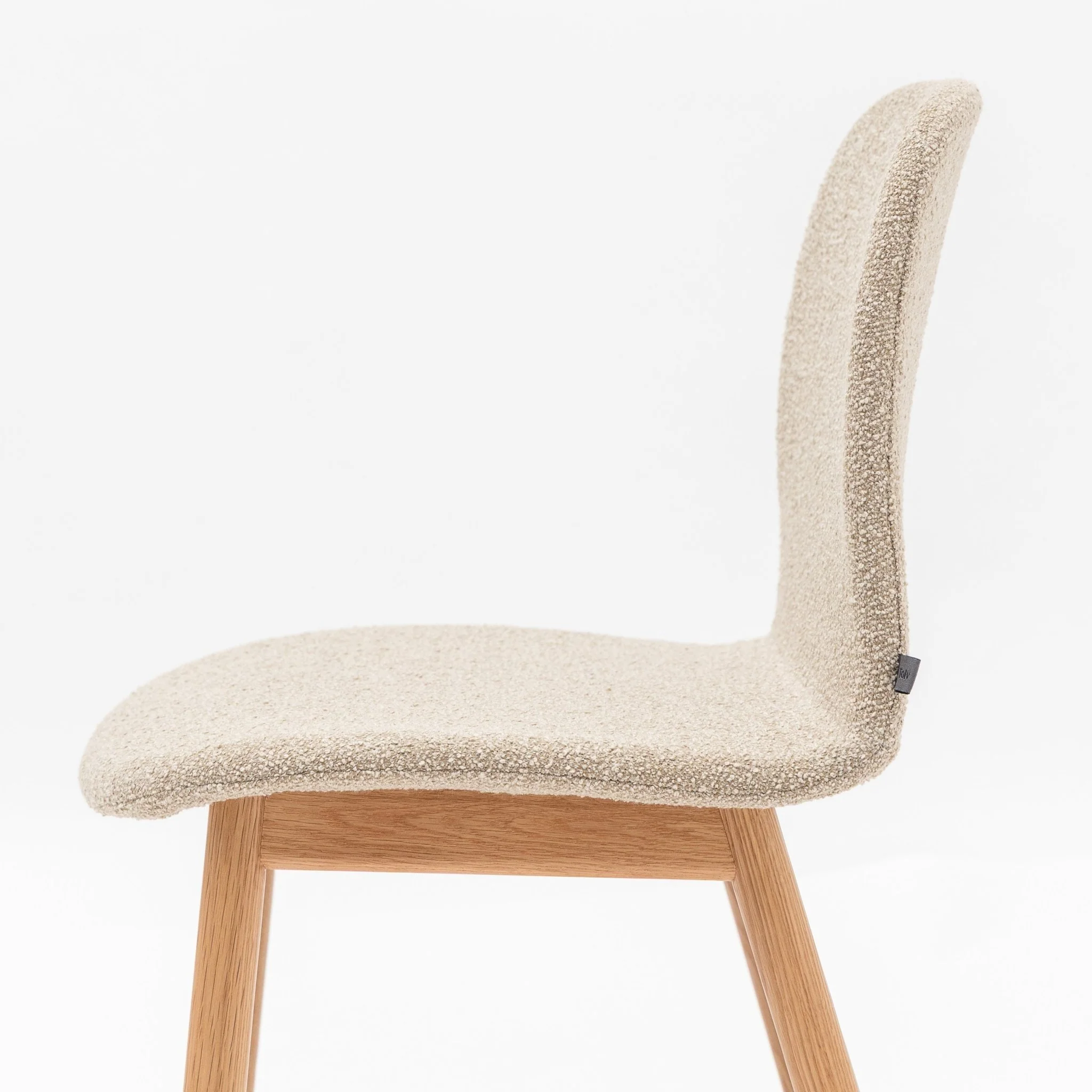 Com Chair - Light Oak & Fleece Fawn - Image 8