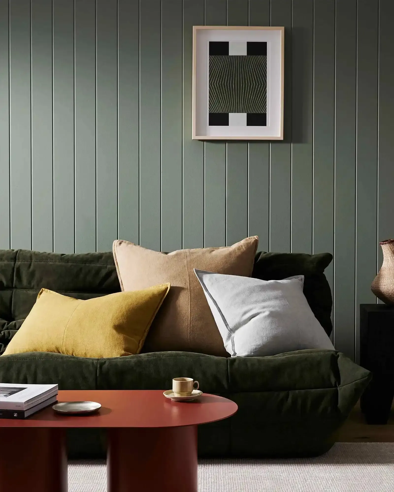 Como Lumbar Cushion - Moss - Image 2