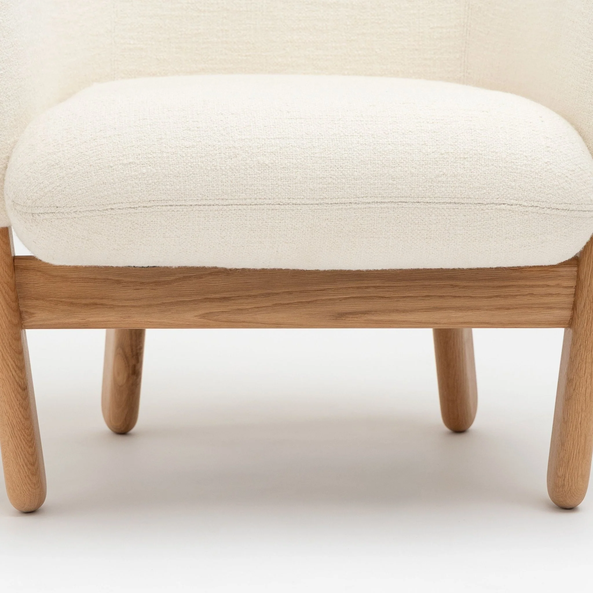 Copal Chair - Light Oak & Cobbler Panna Cotta - Image 10