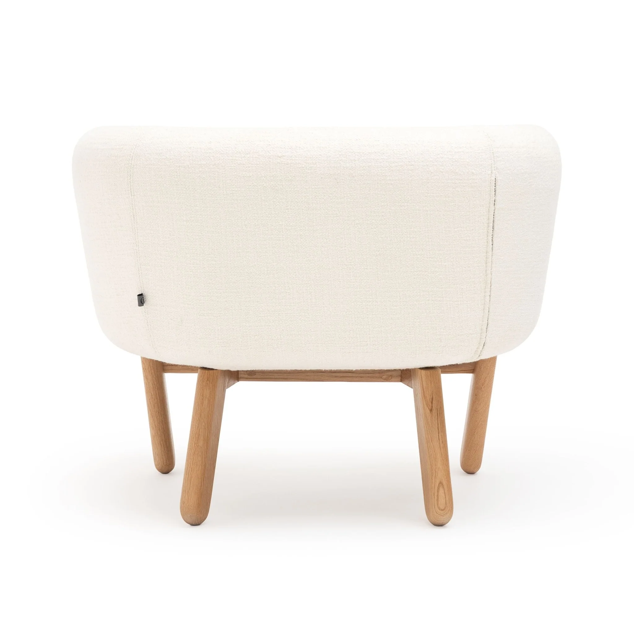 Copal Chair - Light Oak & Cobbler Panna Cotta - Image 4