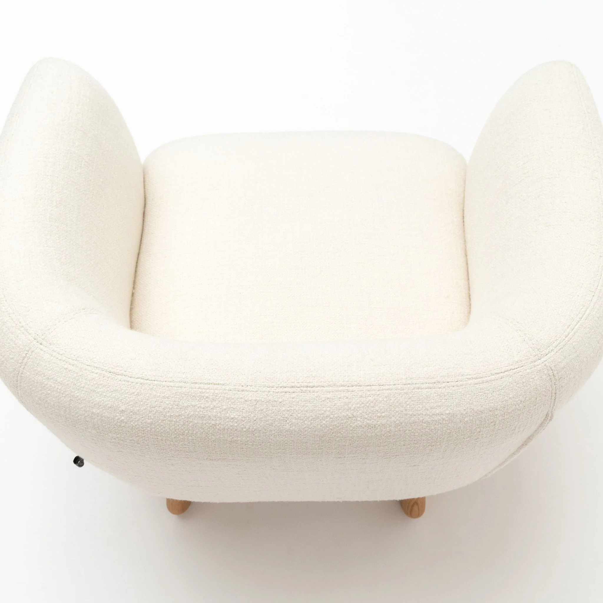 Copal Chair - Light Oak & Cobbler Panna Cotta - Image 9