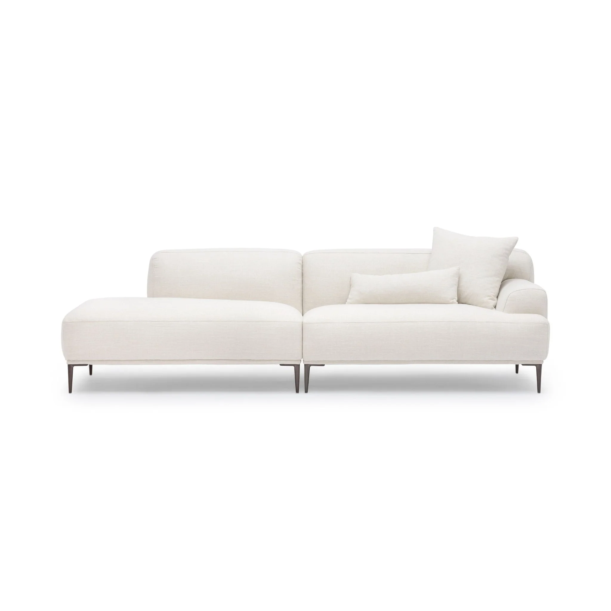 Amelia Open End Sofa - Canvas White