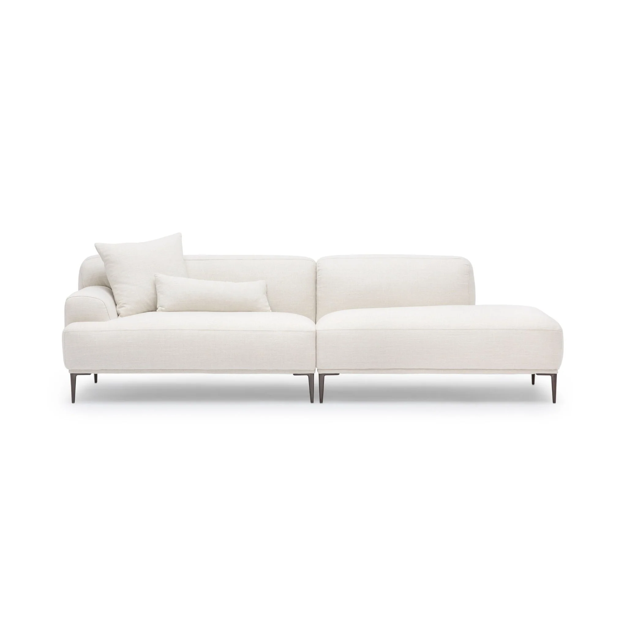 Amelia Open End Sofa - Canvas White - Image 10
