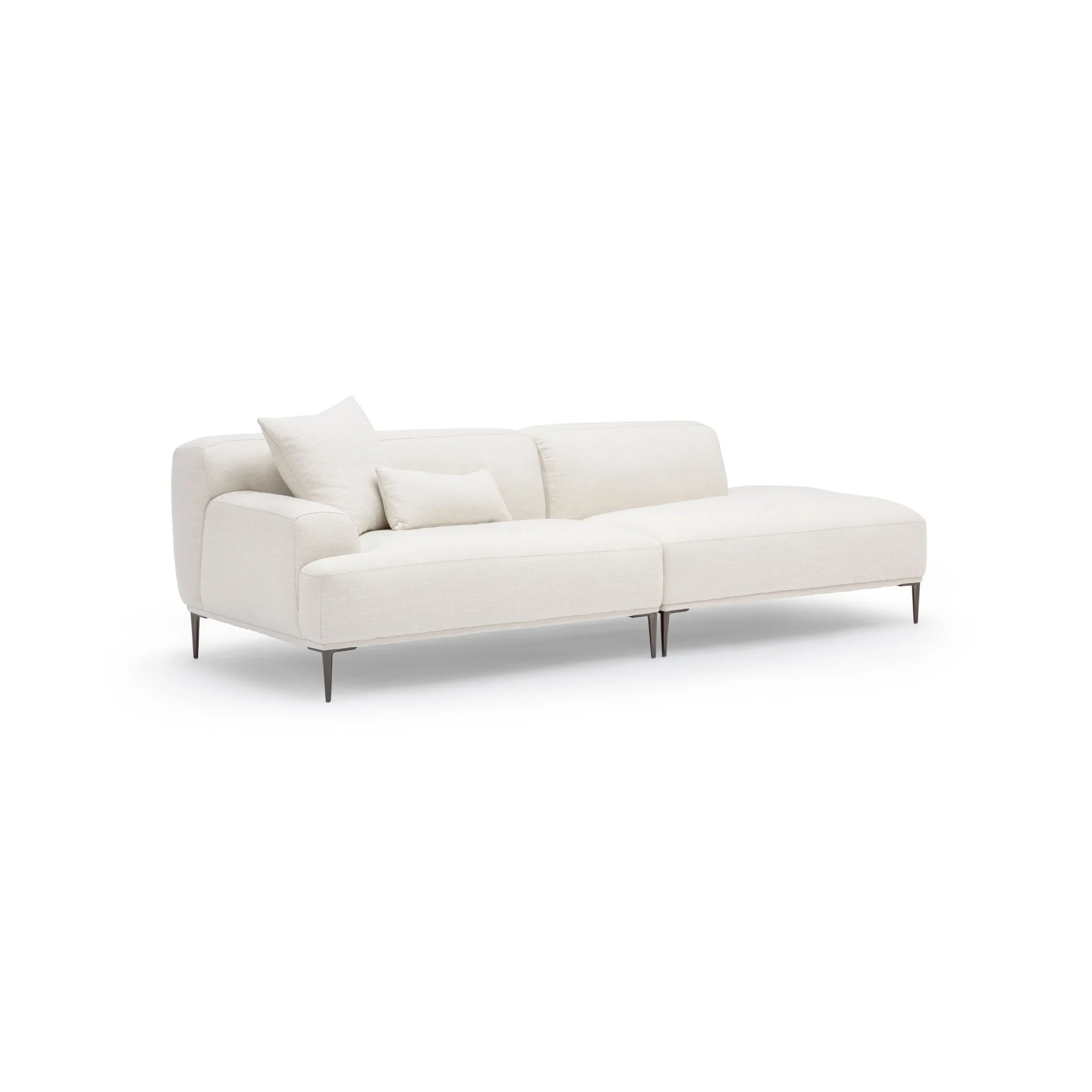 Amelia Open End Sofa - Canvas White - Image 11