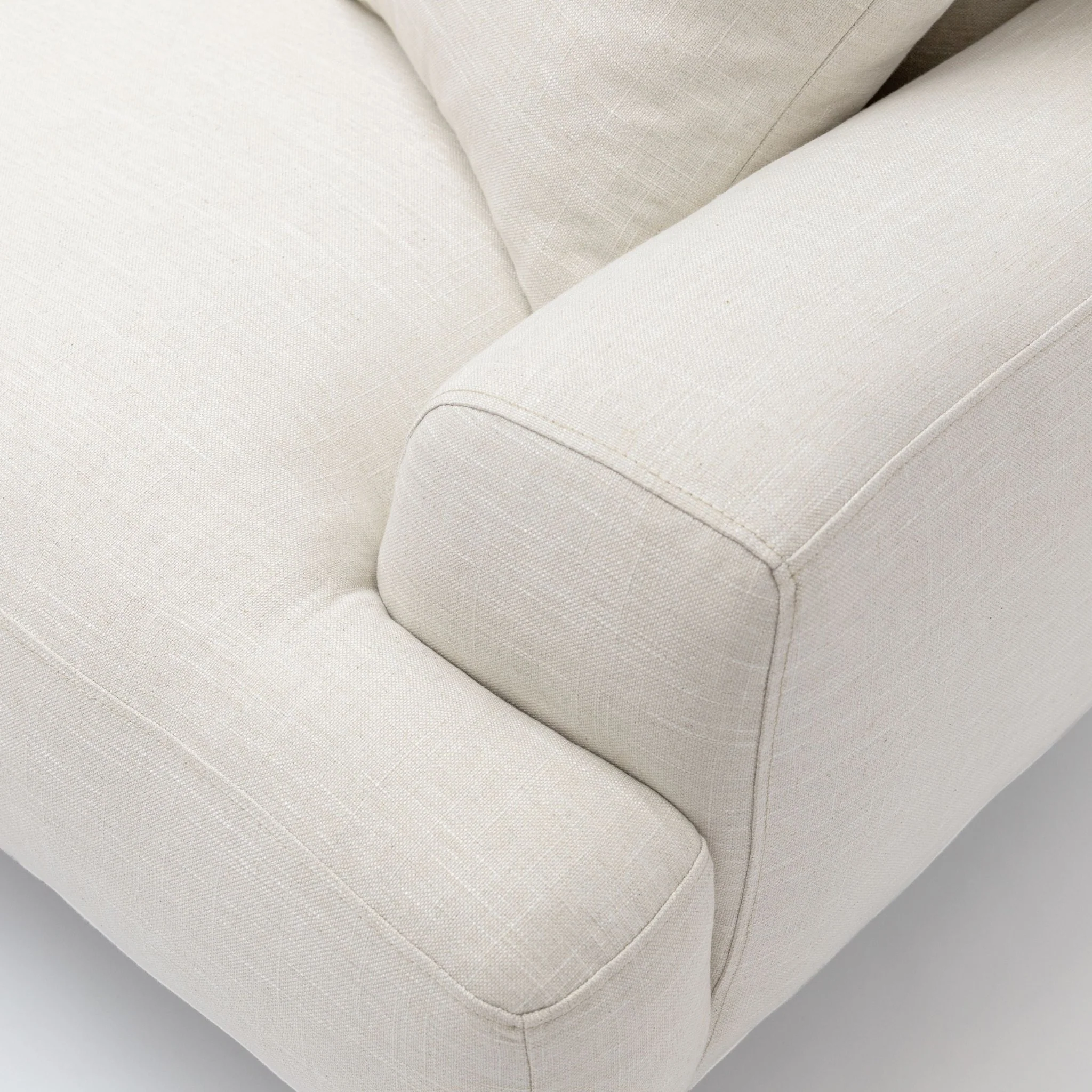 Amelia Open End Sofa - Canvas White - Image 6