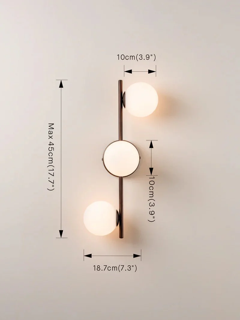 Coro - 3 Light Bronze And Opal Ceiling Or Wall - Image 6