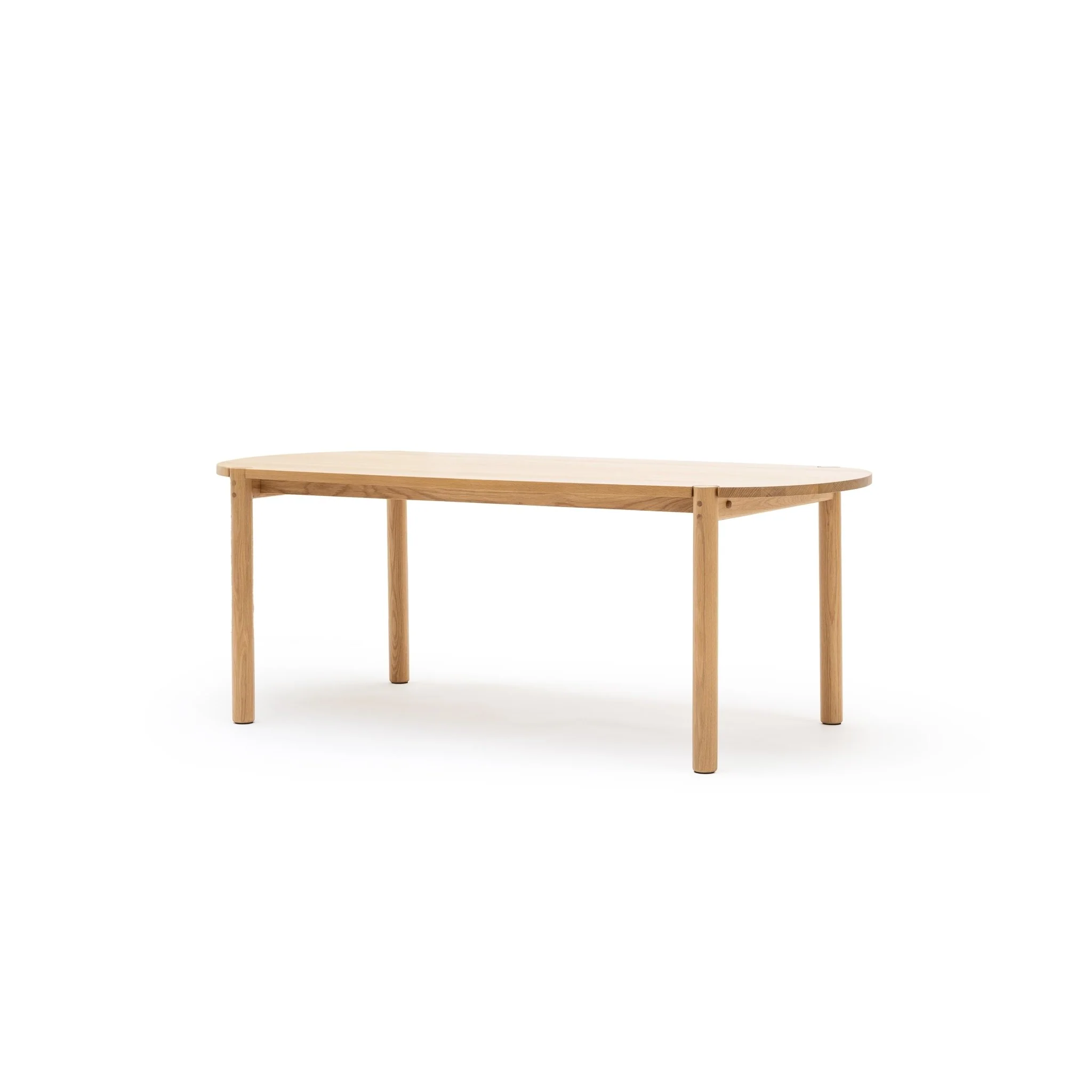 Cove Oval Dining Table - Light Oak - Image 3