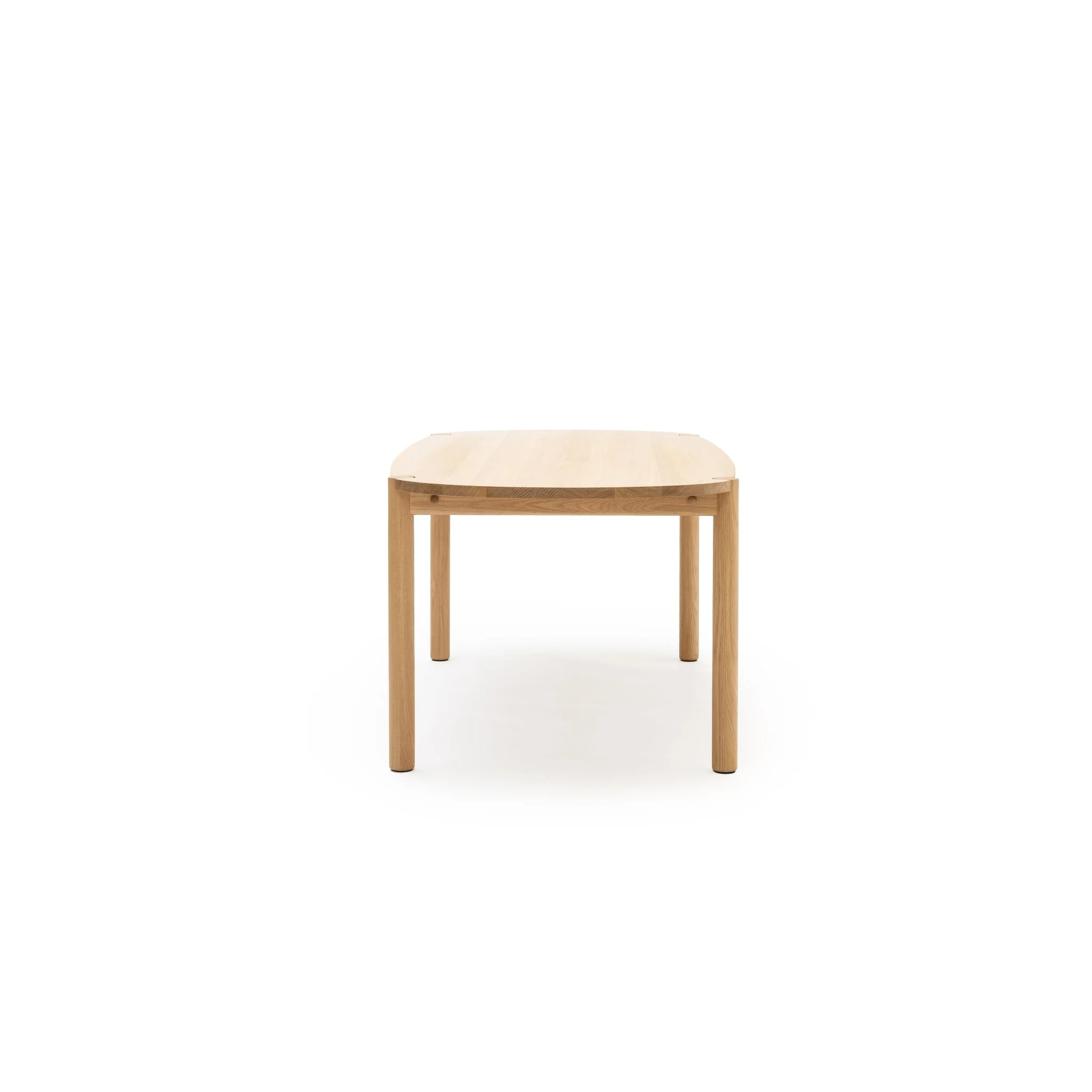 Cove Oval Dining Table - Light Oak - Image 4