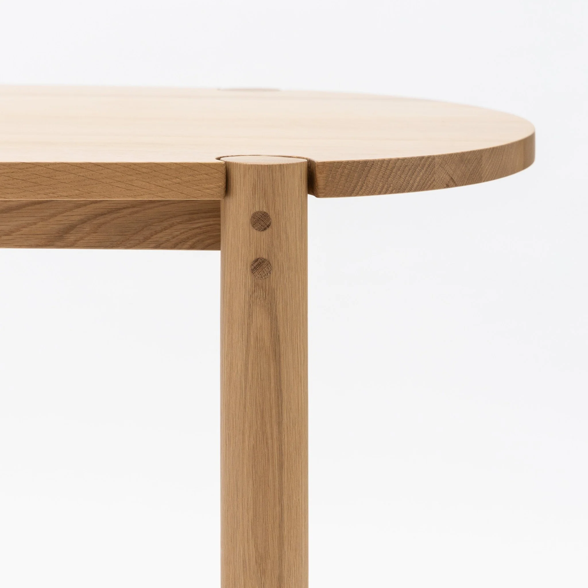 Cove Oval Dining Table - Light Oak - Image 7
