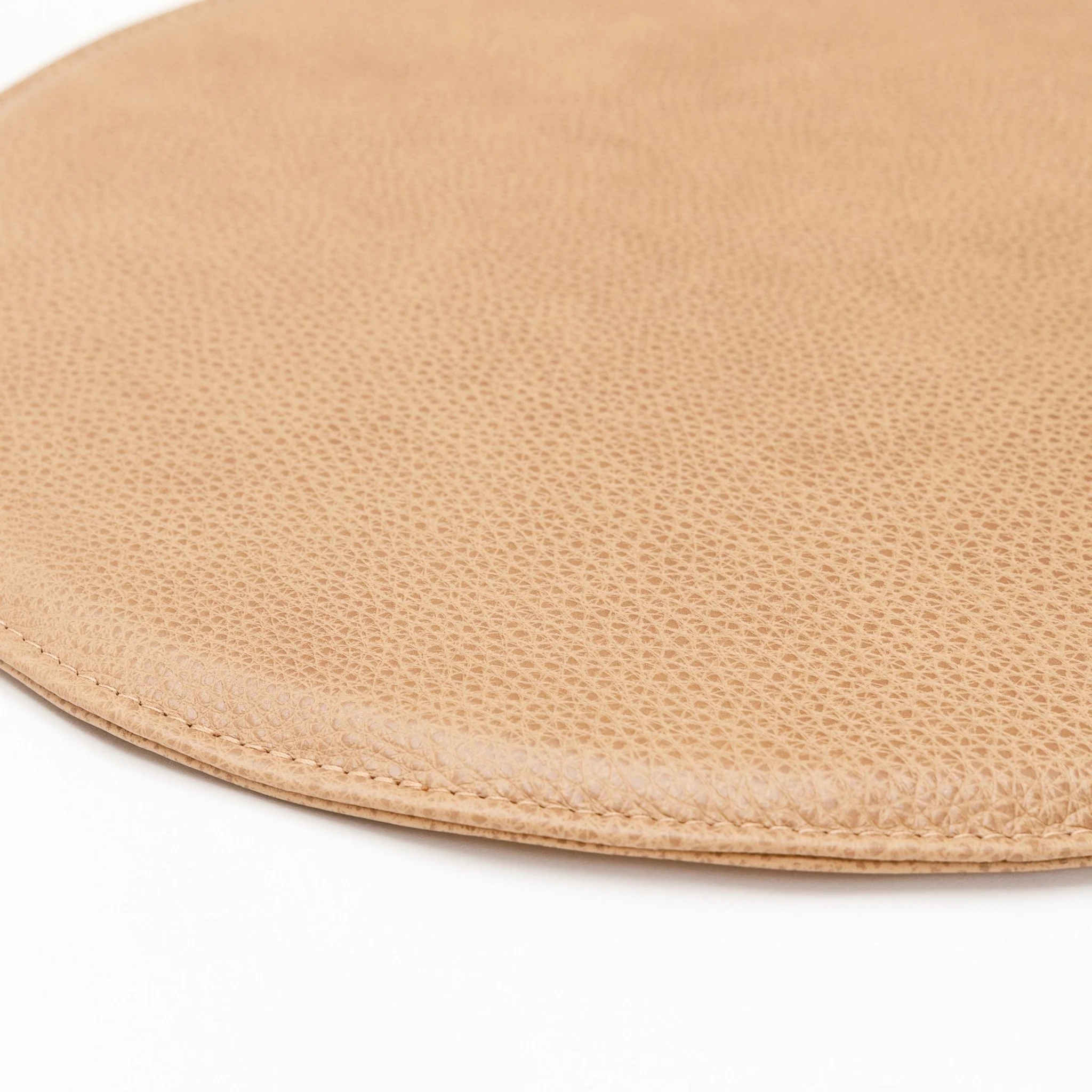 Crepe Round Seat - Pecan Leather - Image 5