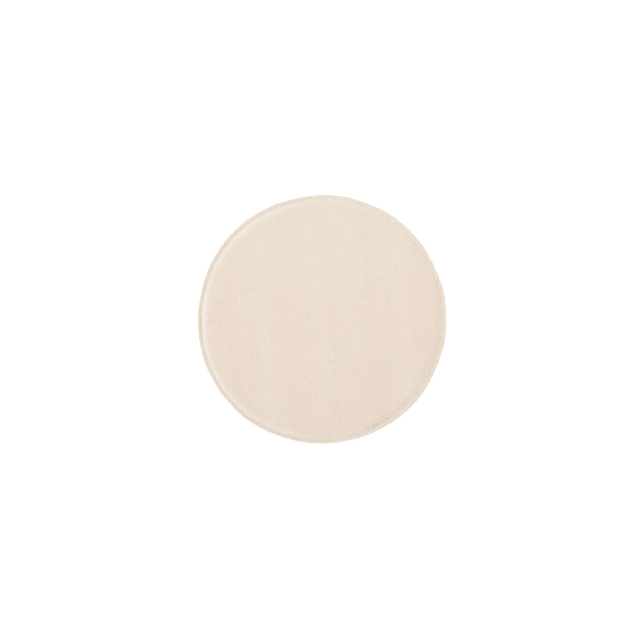 Crepe Round Seat - Ecru