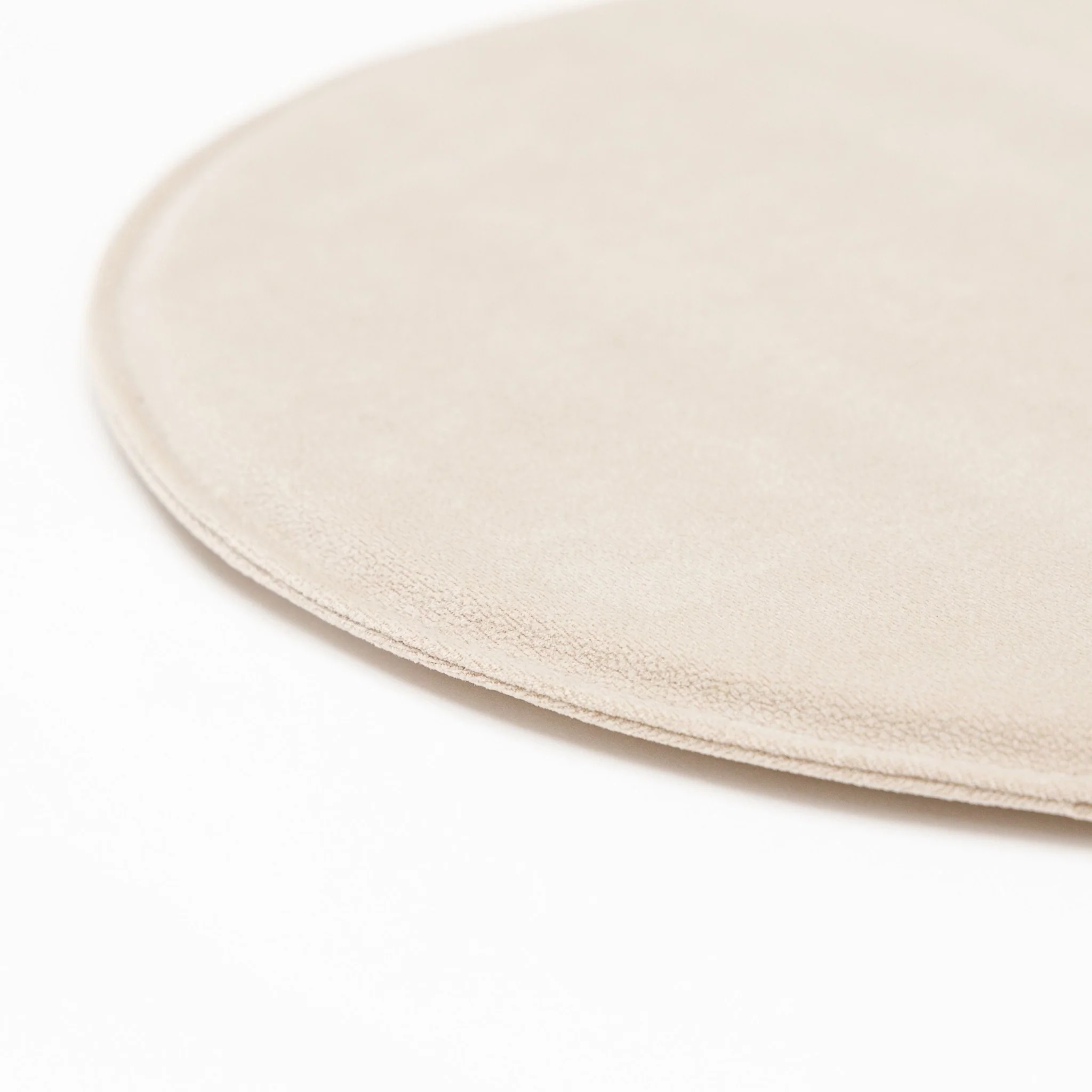 Crepe Round Seat - Ecru - Image 4
