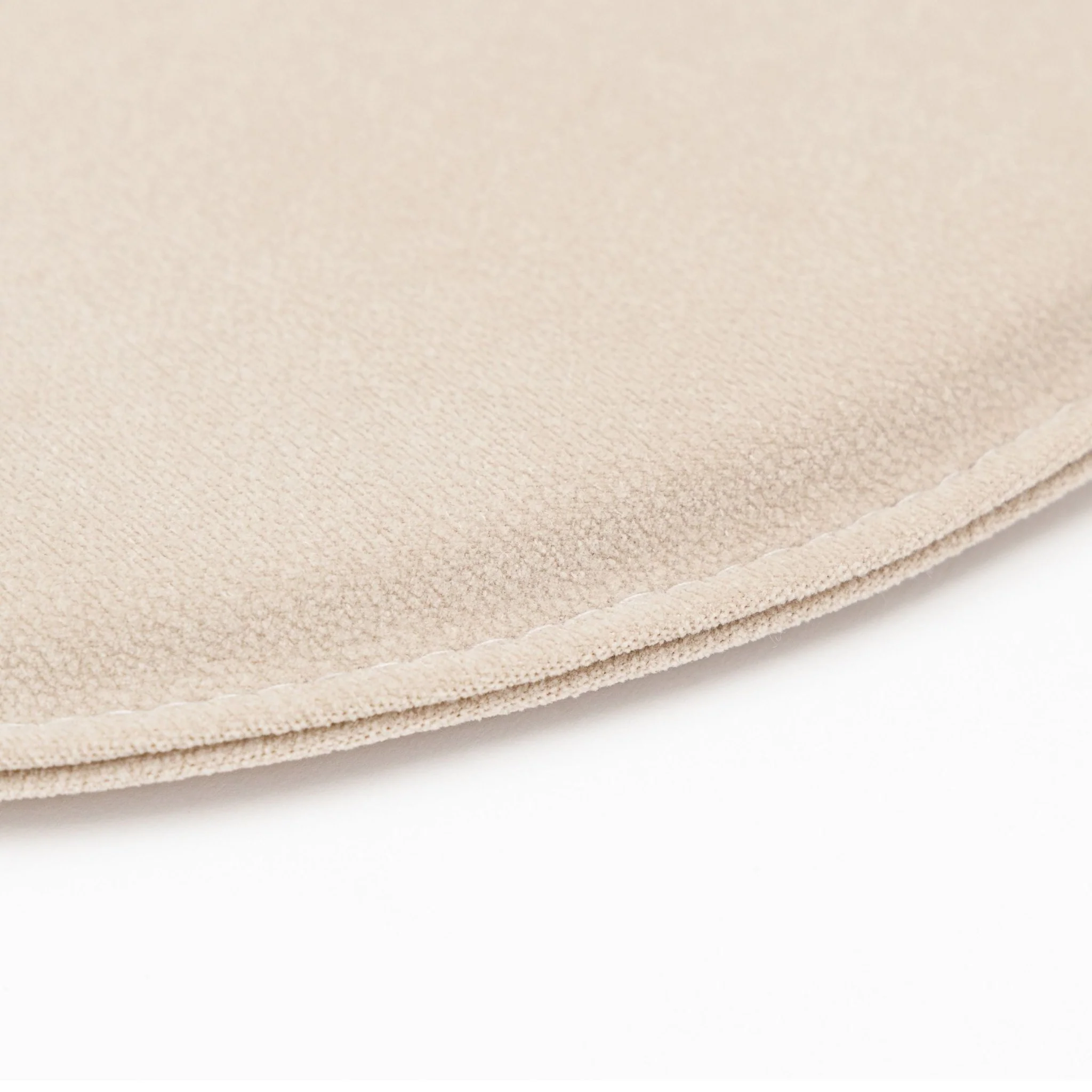 Crepe Round Seat - Ecru - Image 5
