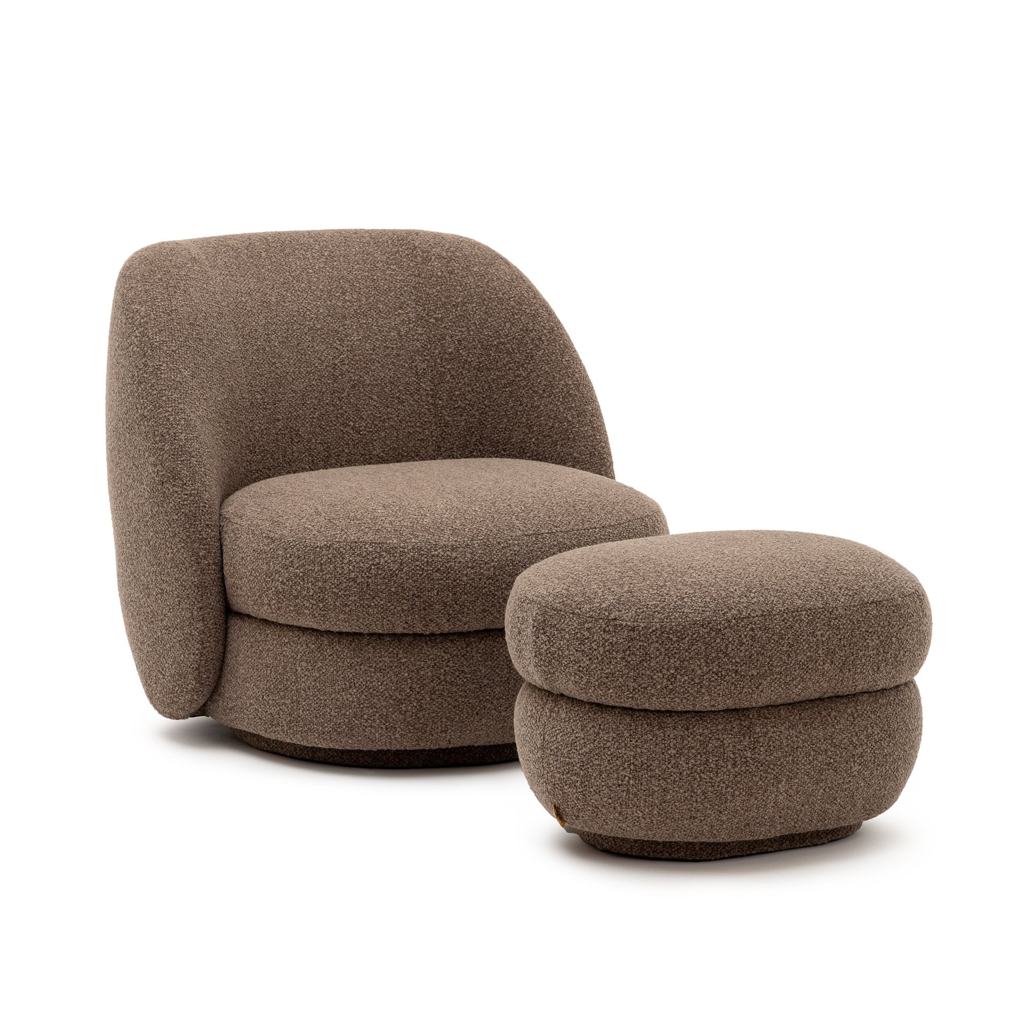 Cruze Swivel Chair - Pecan - Image 5