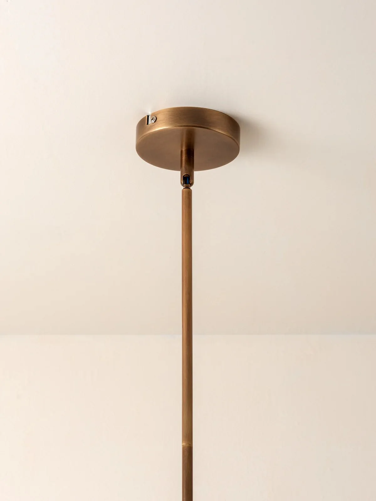 Decora - 4 Light Aged Brass & Opal Pendant - Image 4