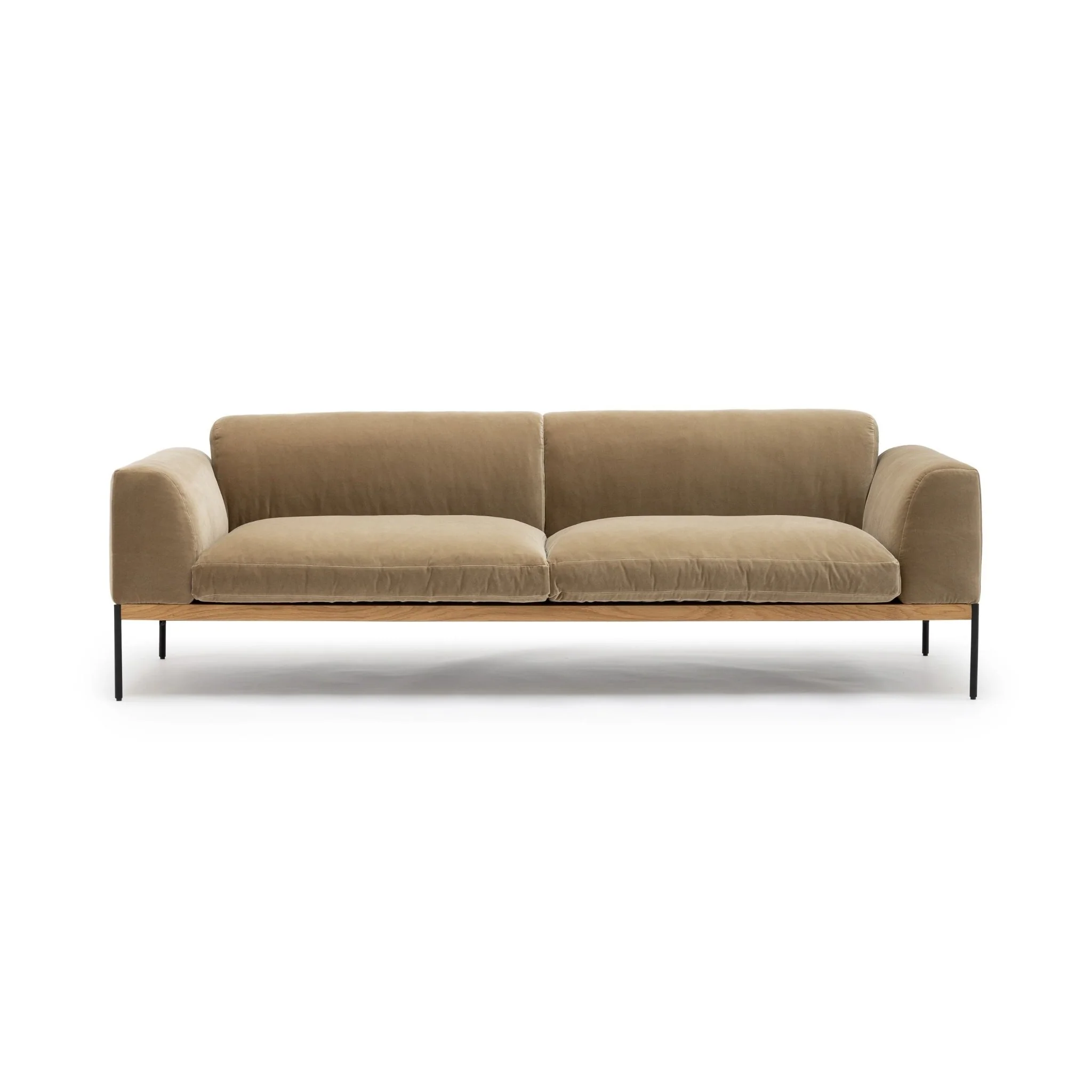 Department 235 Sofa - Oak & Conte Oyster
