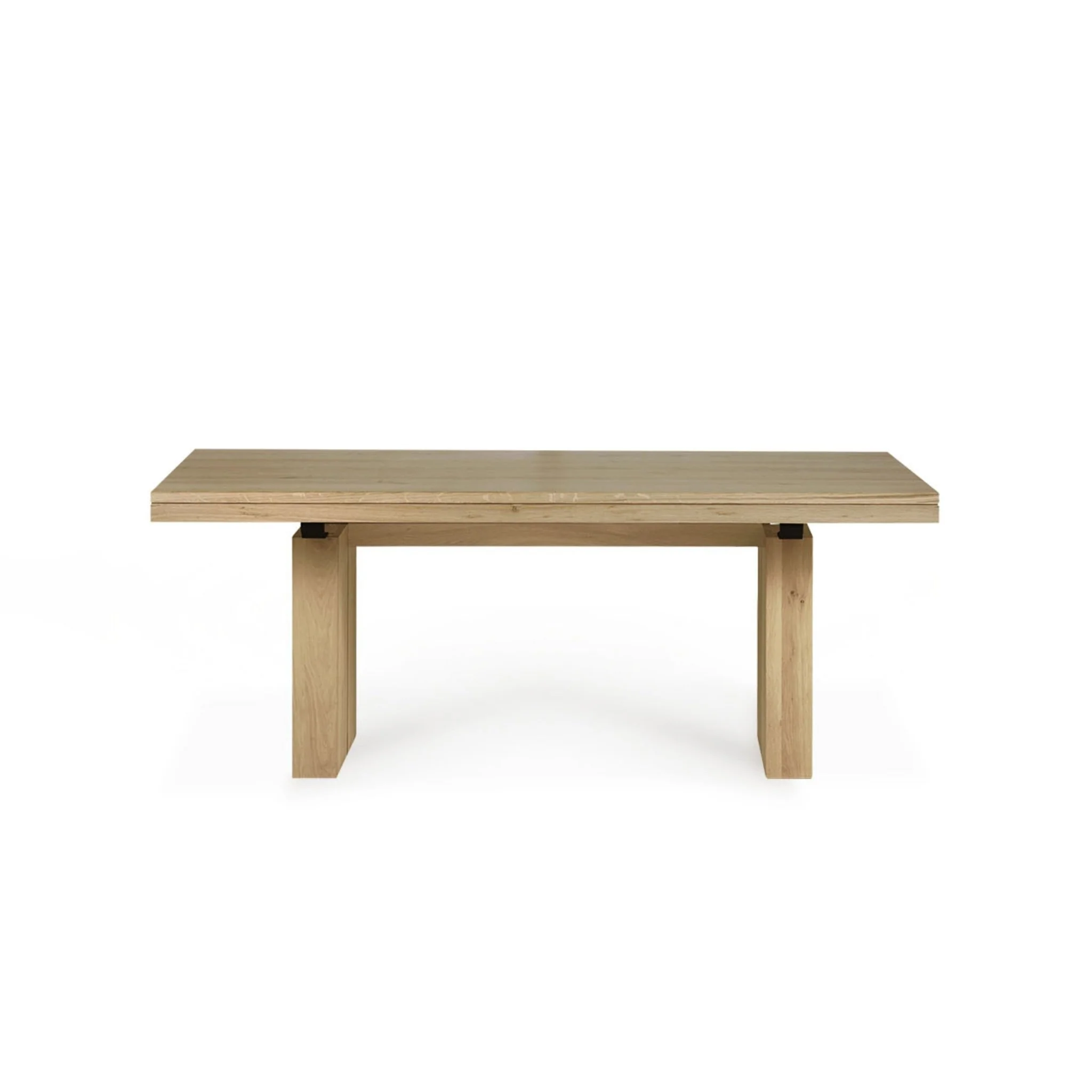Double Extendable Dining Table - Oak