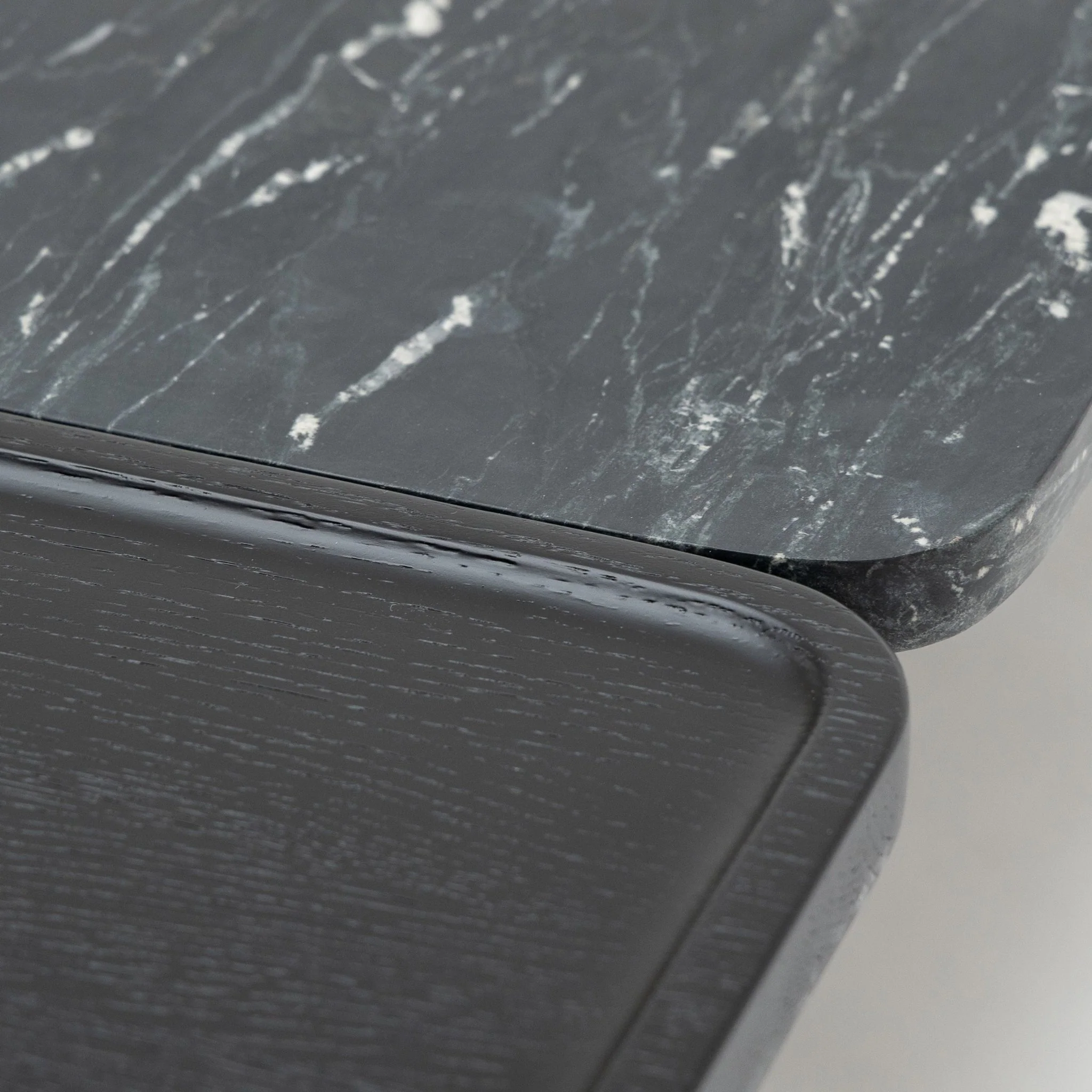 Duo Coffee Table 130 - Black Oak & Nero Marquina - Image 12