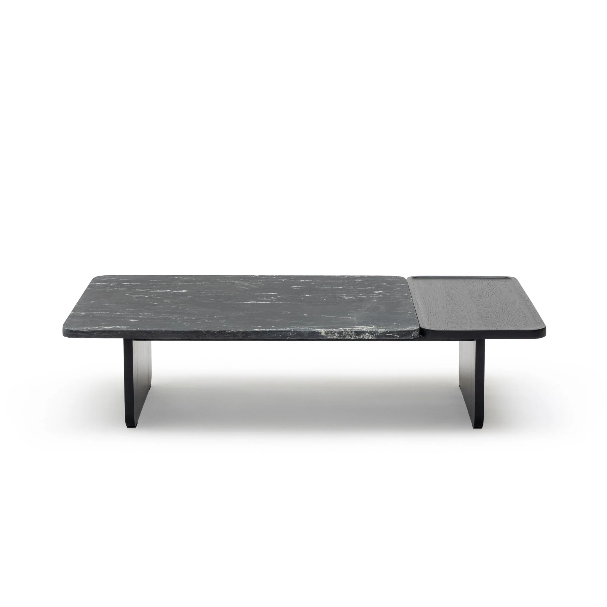 Duo Coffee Table 130 - Black Oak & Nero Marquina - Image 2