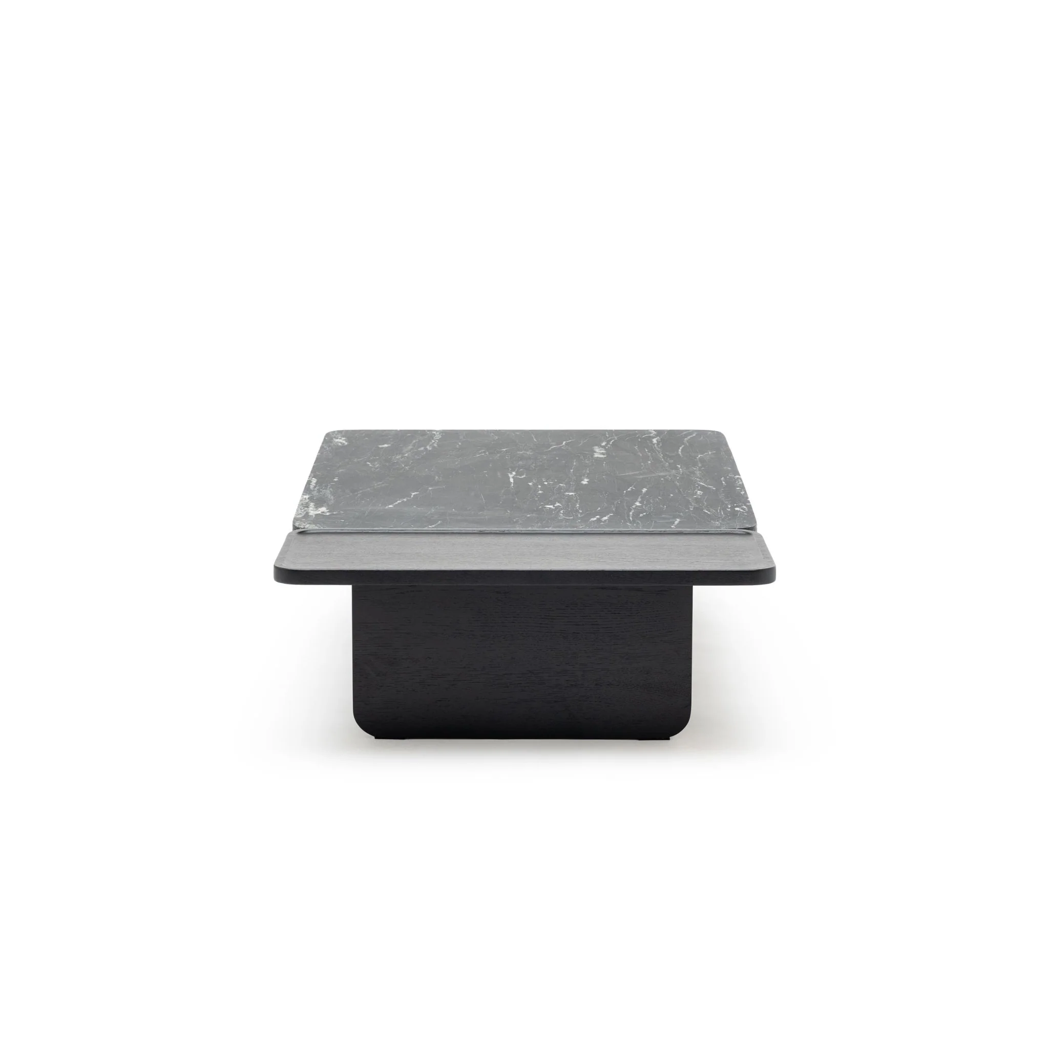 Duo Coffee Table 130 - Black Oak & Nero Marquina - Image 3