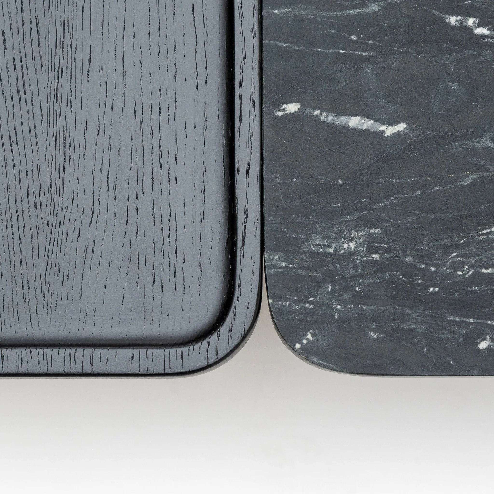 Duo Coffee Table 130 - Black Oak & Nero Marquina - Image 9