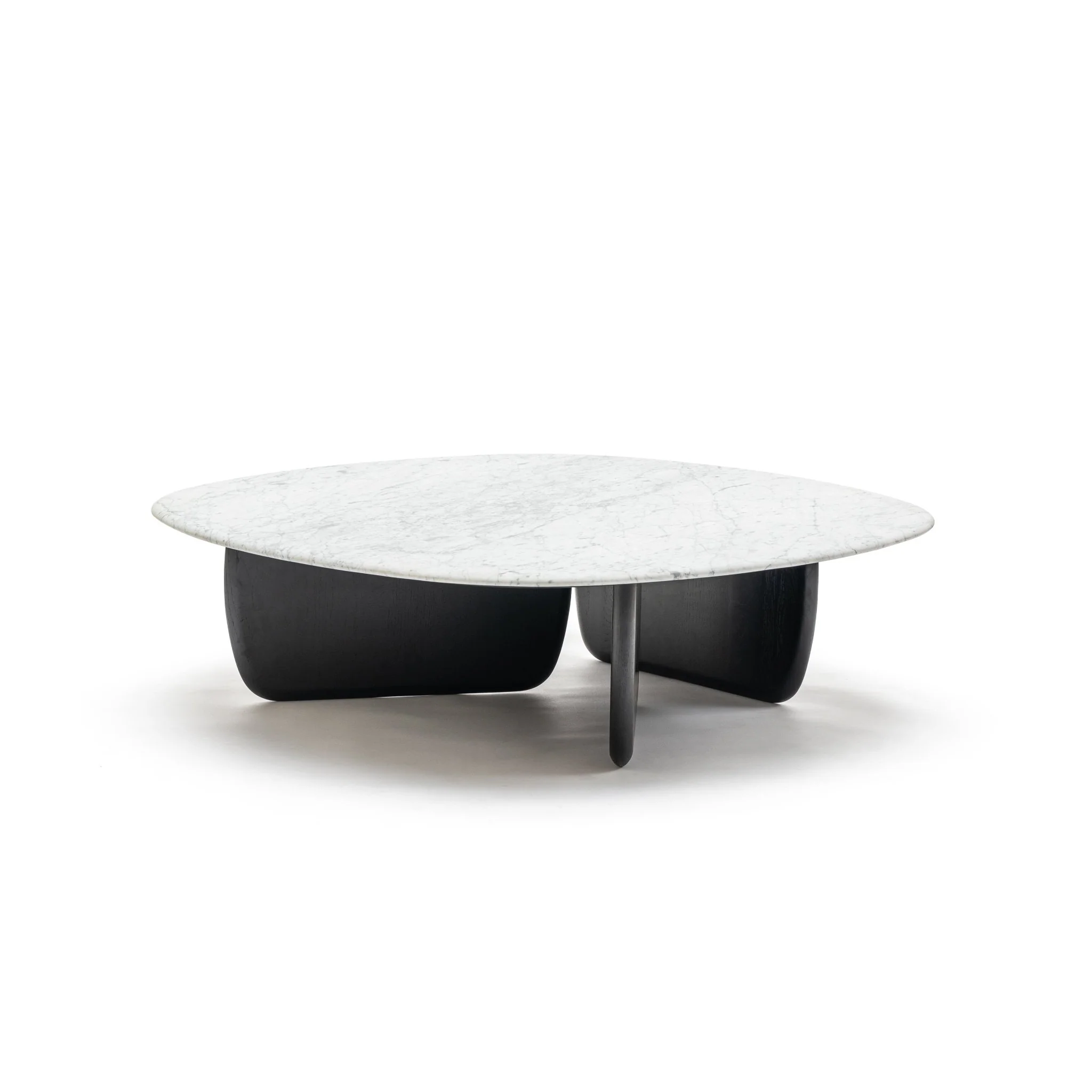 Eden Coffee Table 120 - Black Oak & Bianca Carrara