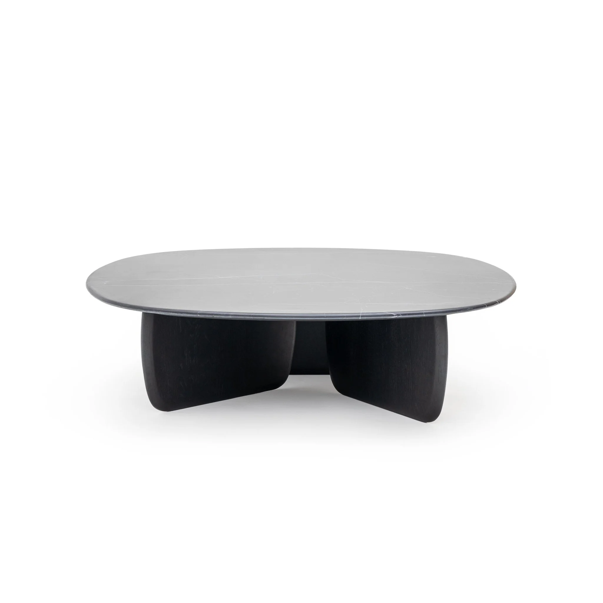 Eden Coffee Table 120 - Black Oak & Nero Marquina - Image 2