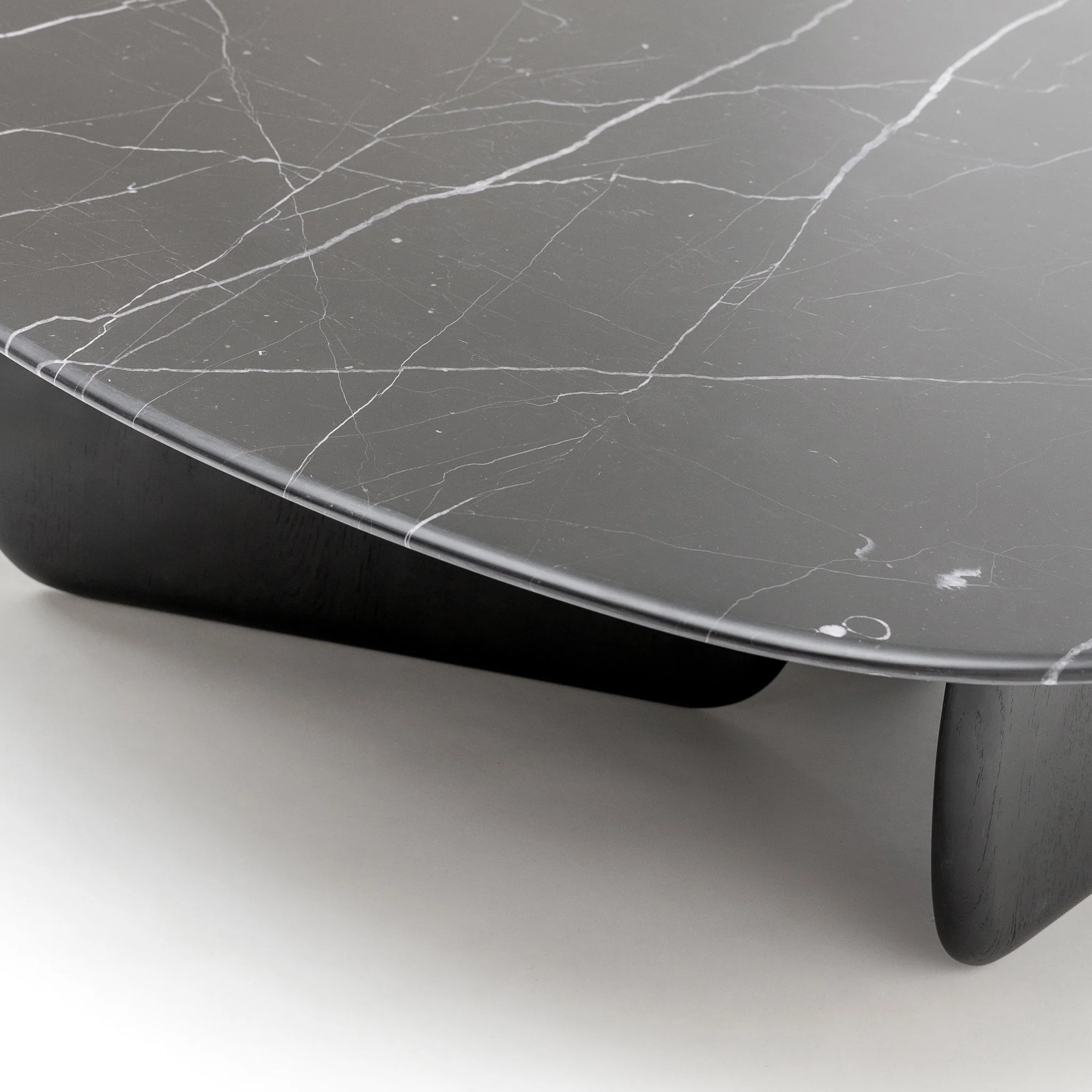Eden Coffee Table 120 - Black Oak & Nero Marquina - Image 5