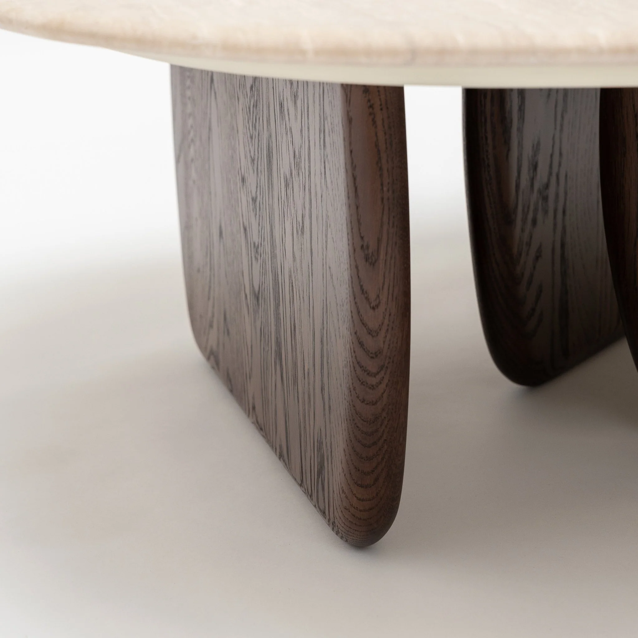 Eden Coffee Table 120 - Espresso Oak & Travertine - Image 6