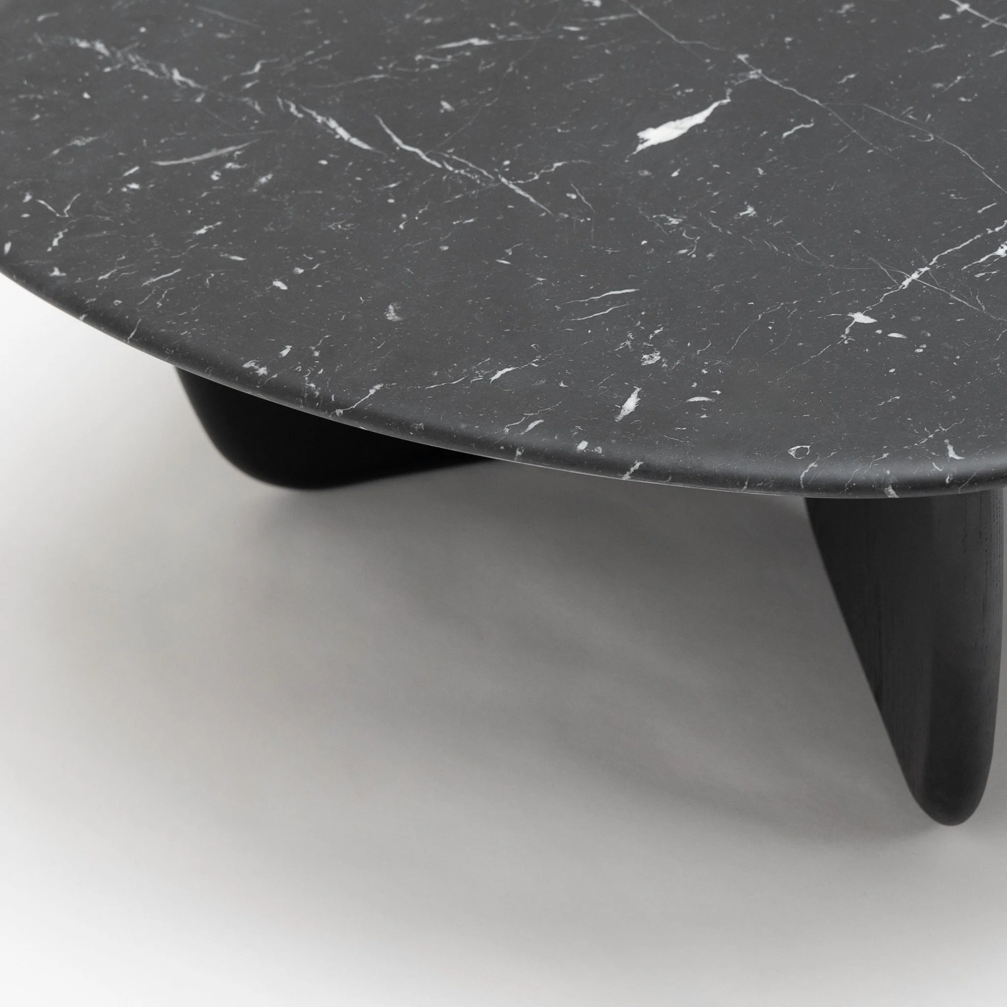 Eden Coffee Table 90 - Black Oak & Nero Marquina - Image 4