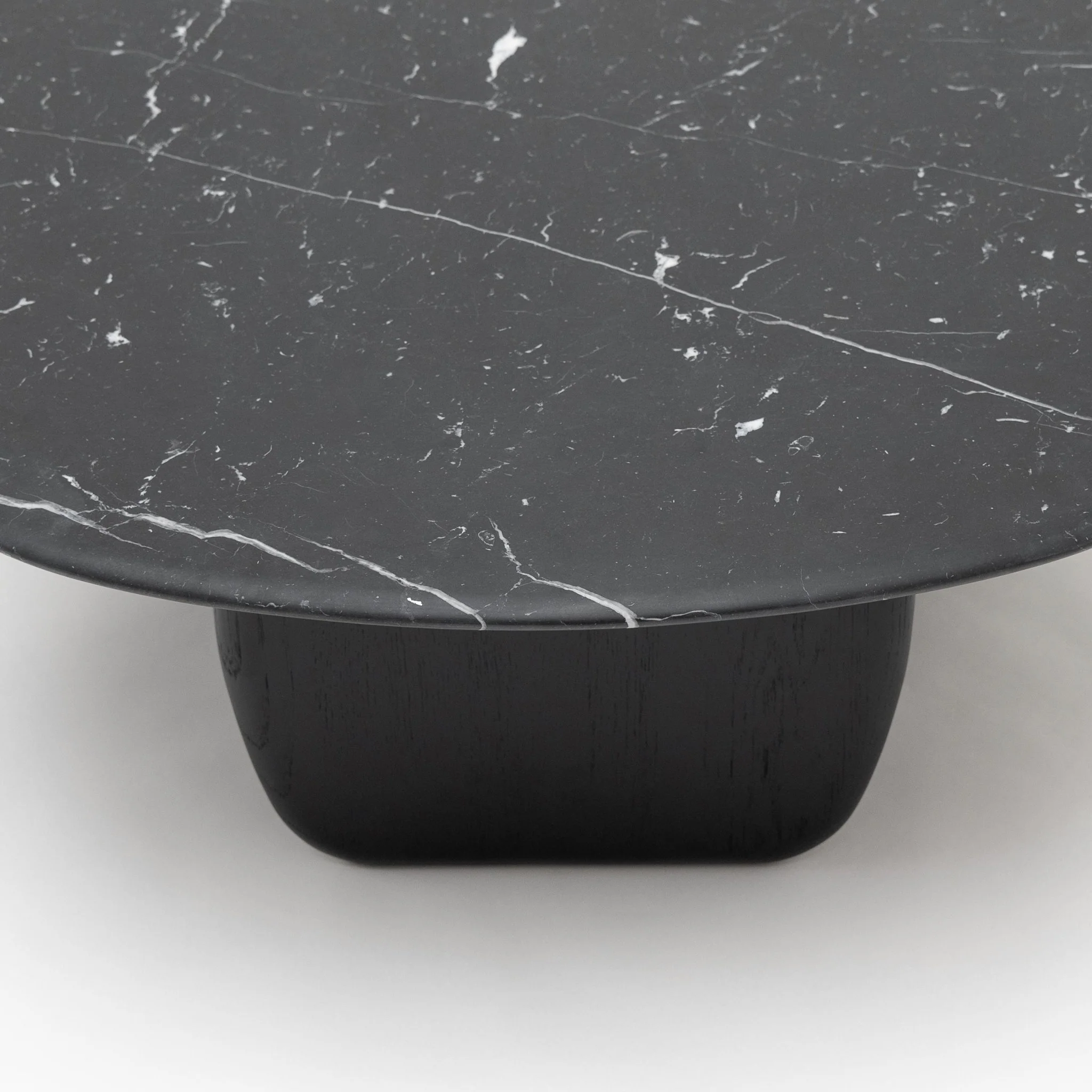 Eden Coffee Table 90 - Black Oak & Nero Marquina - Image 7