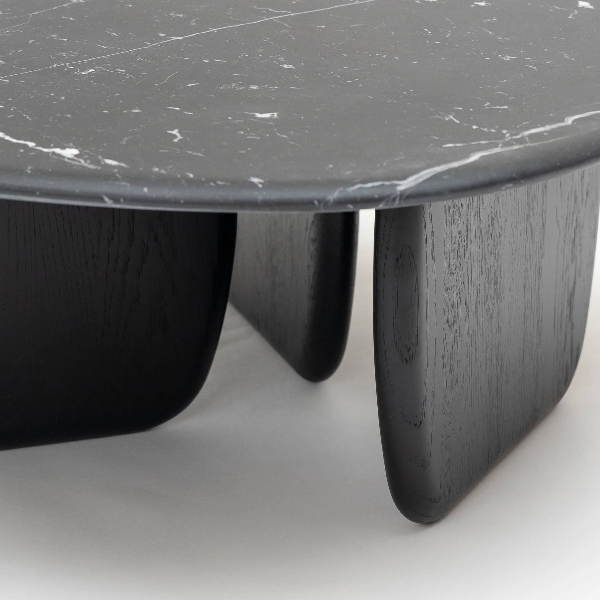 Eden Coffee Table 90 - Black Oak & Nero Marquina - Image 9