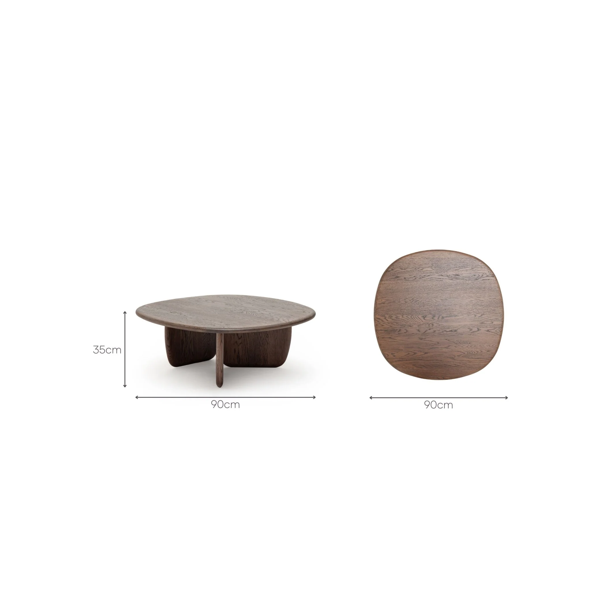 Eden Coffee Table 90 - Espresso Oak - Image 13