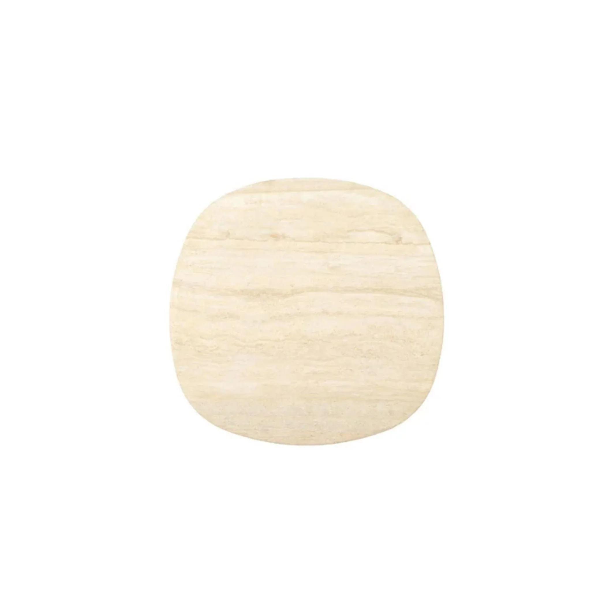 Eden Coffee Table 90 - Light Oak & Travertine - Image 3