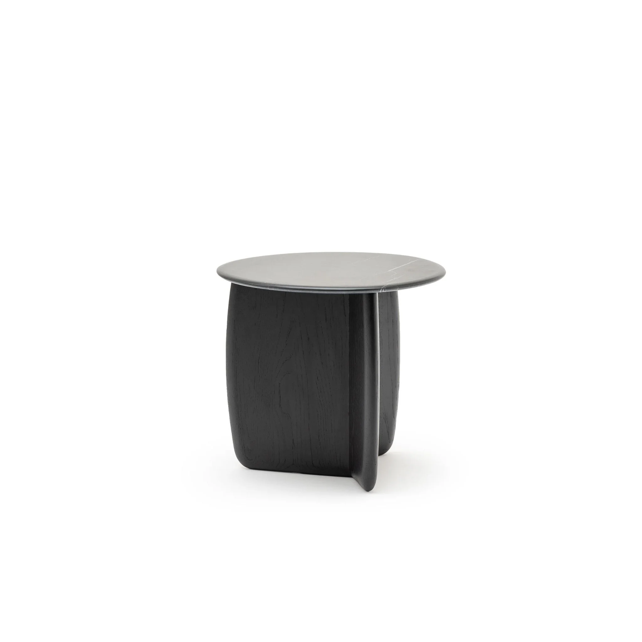 Eden Side Table - Black Oak & Nero Marquina - Image 2