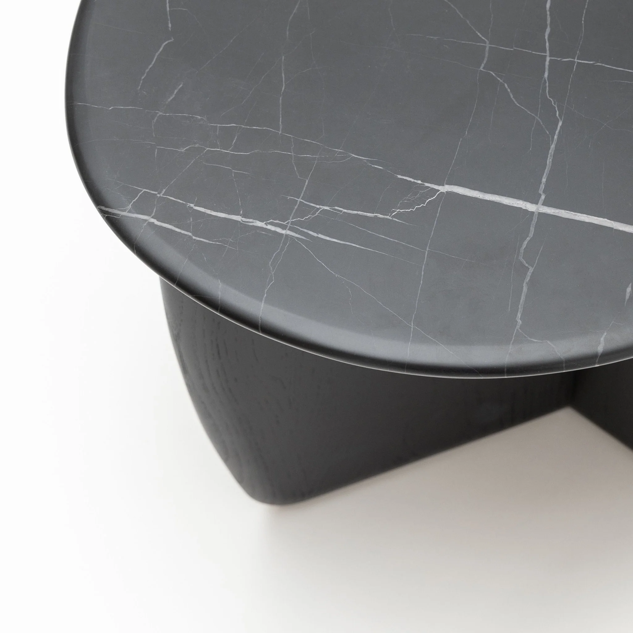 Eden Side Table - Black Oak & Nero Marquina - Image 6