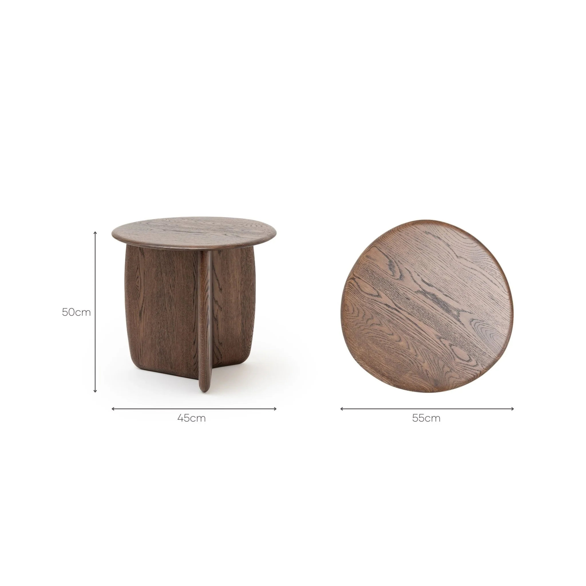 Eden Side Table - Espresso Oak - Image 15