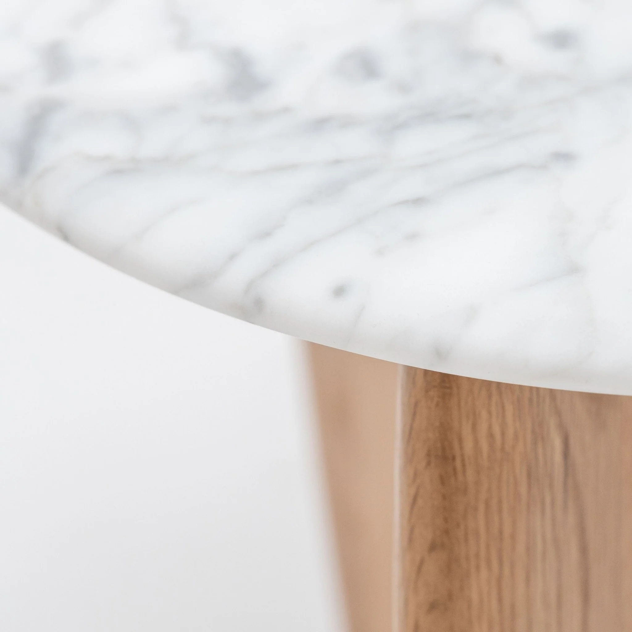 Eden Side Table - Light Oak & Bianca Carrara - Image 7
