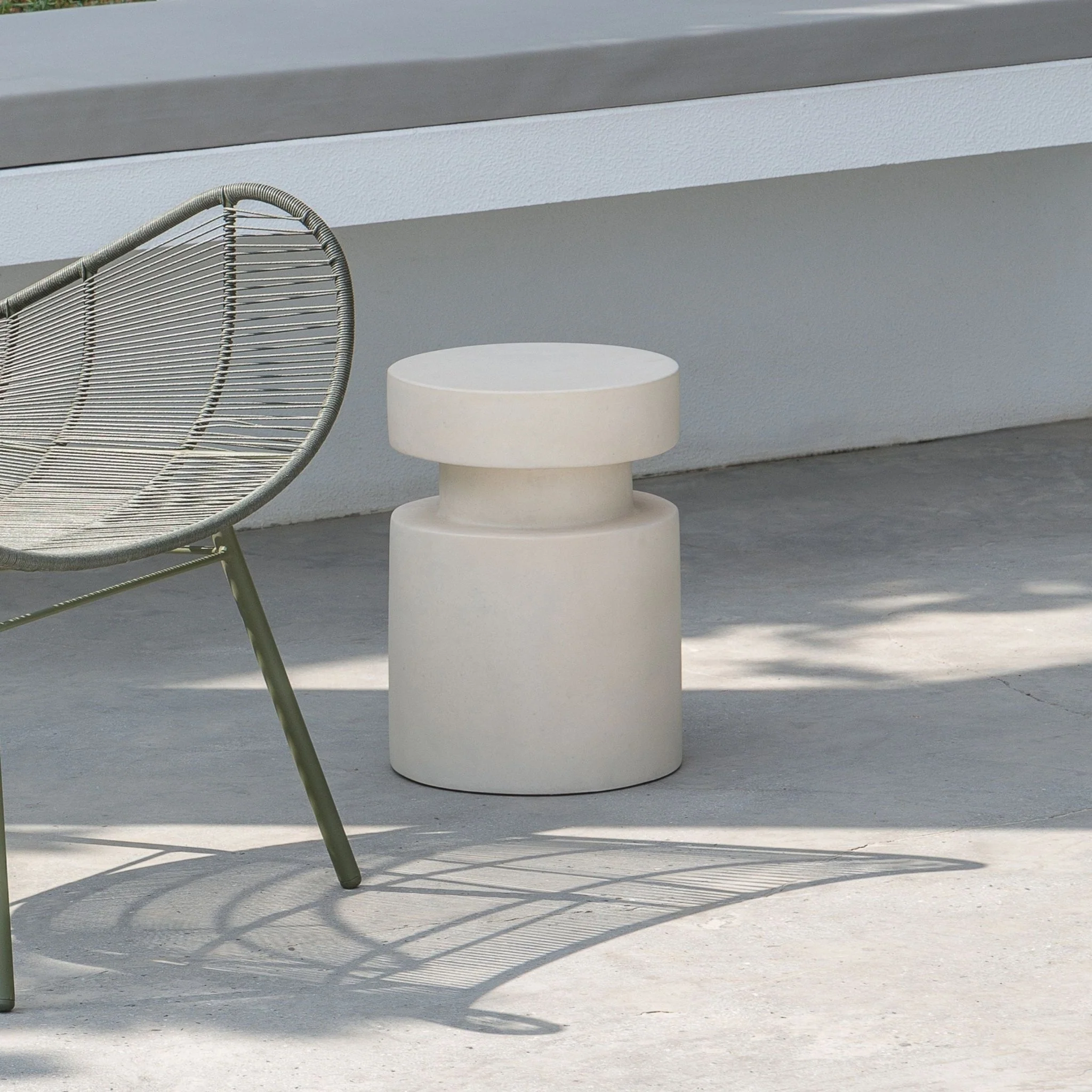 Edith Stool - Cemento White - Image 7
