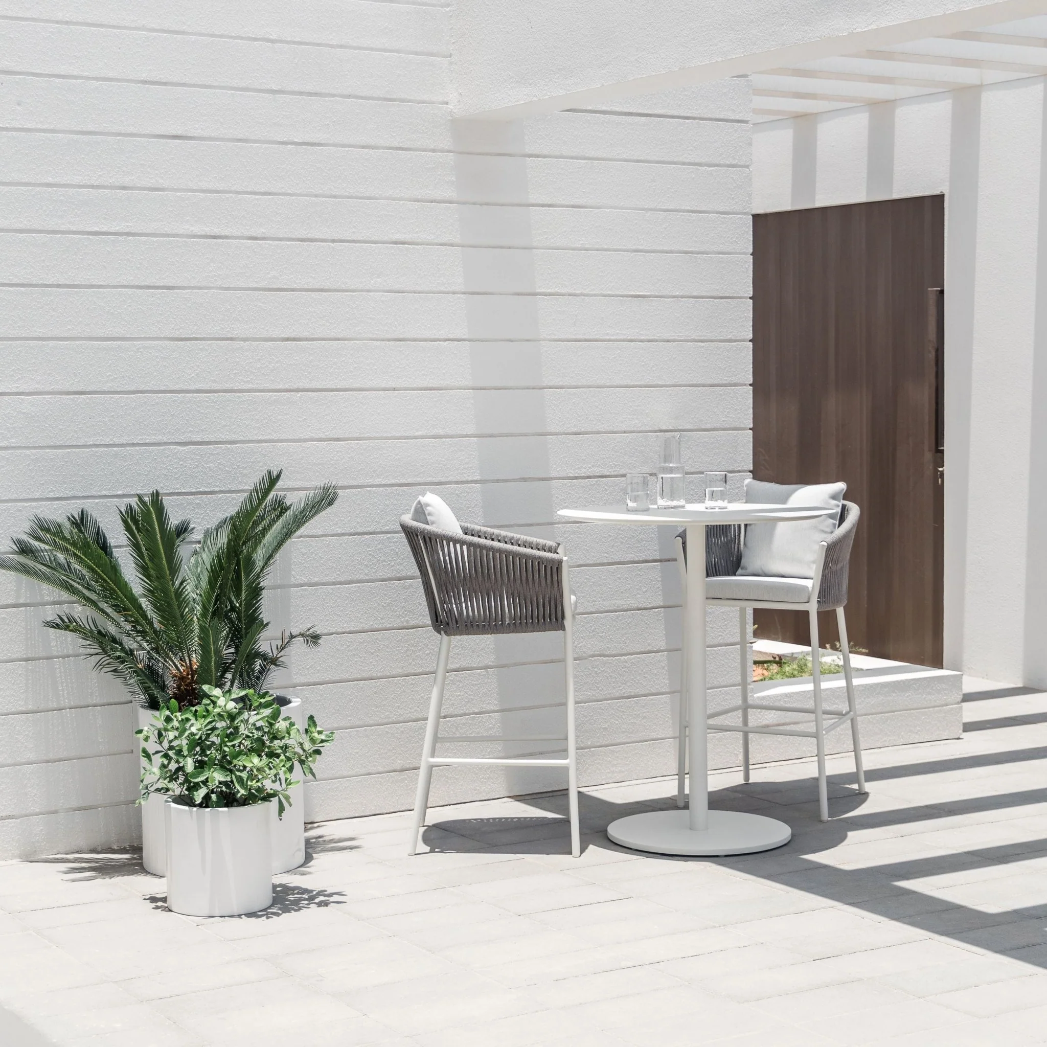 Elle Cylinder Planter - Chalk - Image 4
