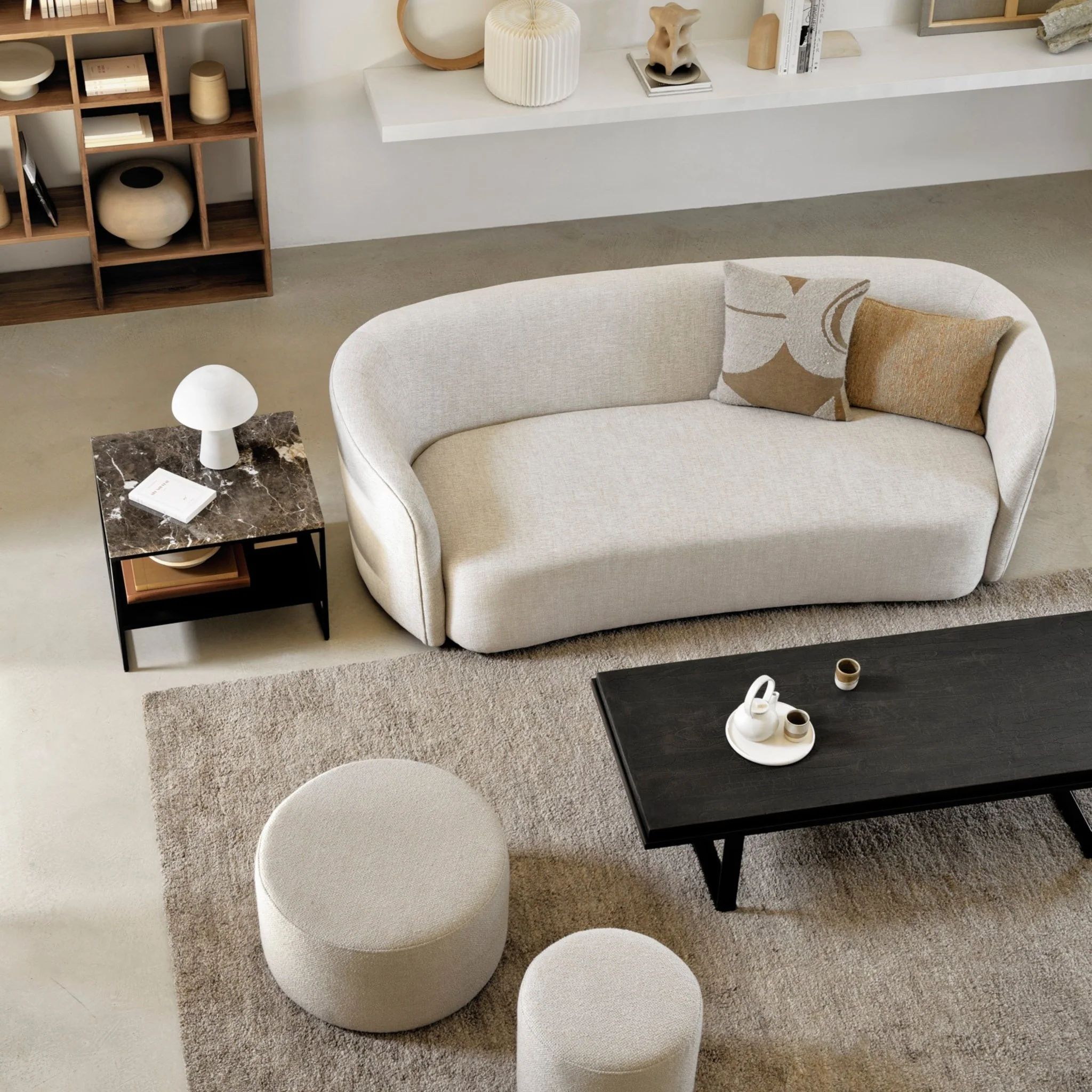 Ellipse Sofa - Oatmeal - Image 5