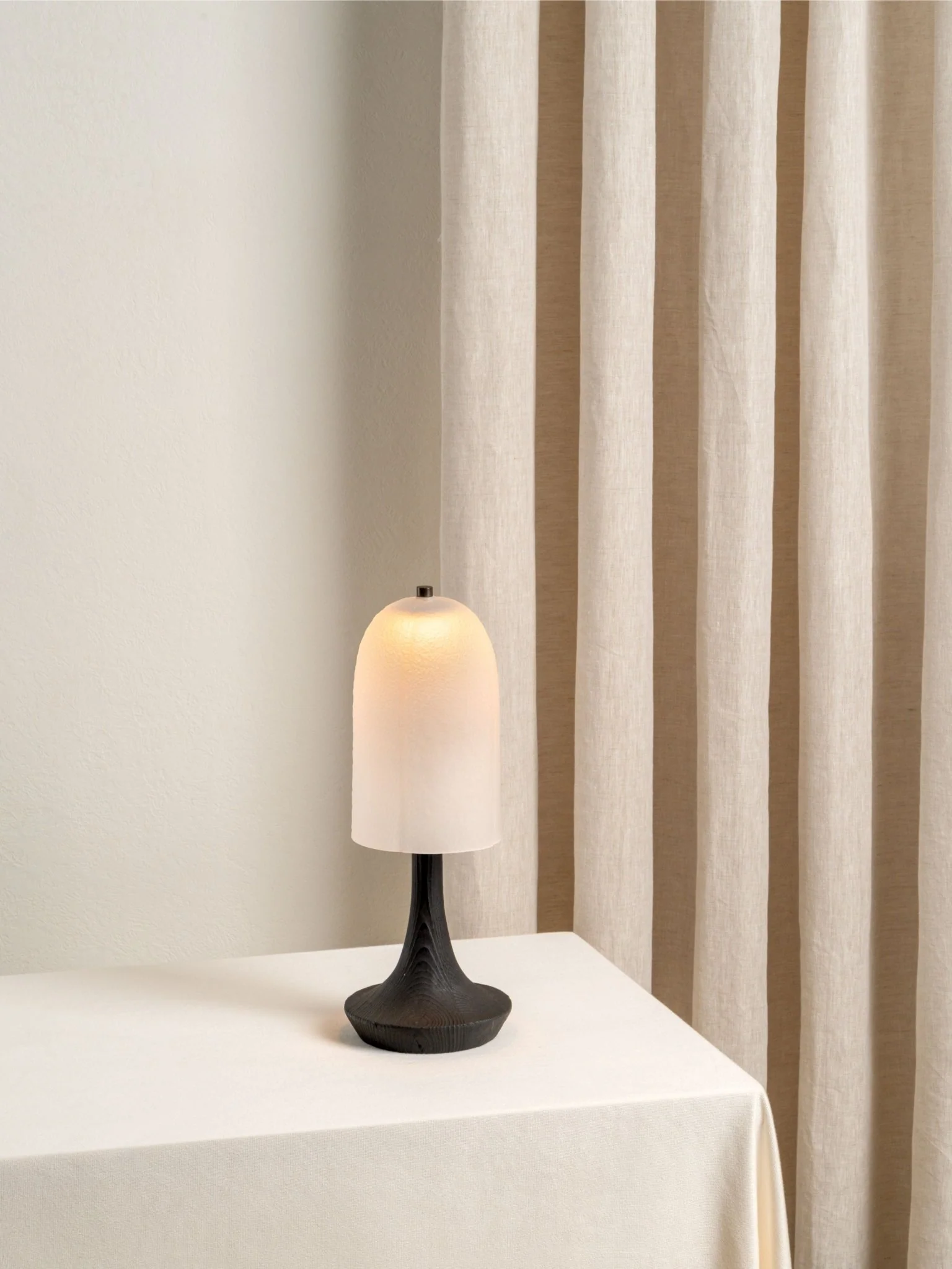 Ember - Charred Wood Rechargeable Table Lamp - Image 2
