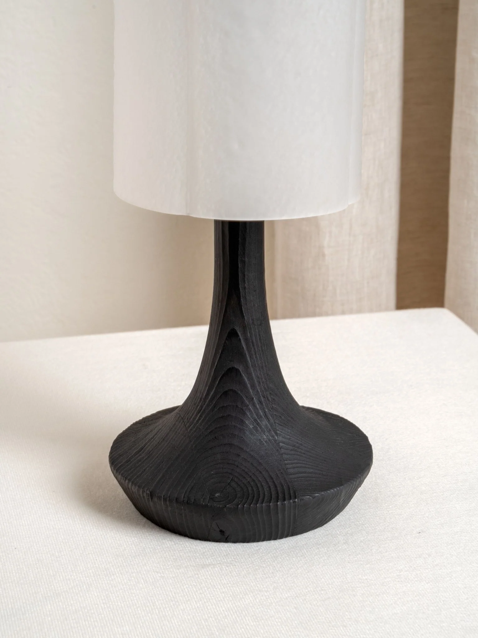 Ember - Charred Wood Rechargeable Table Lamp - Image 5