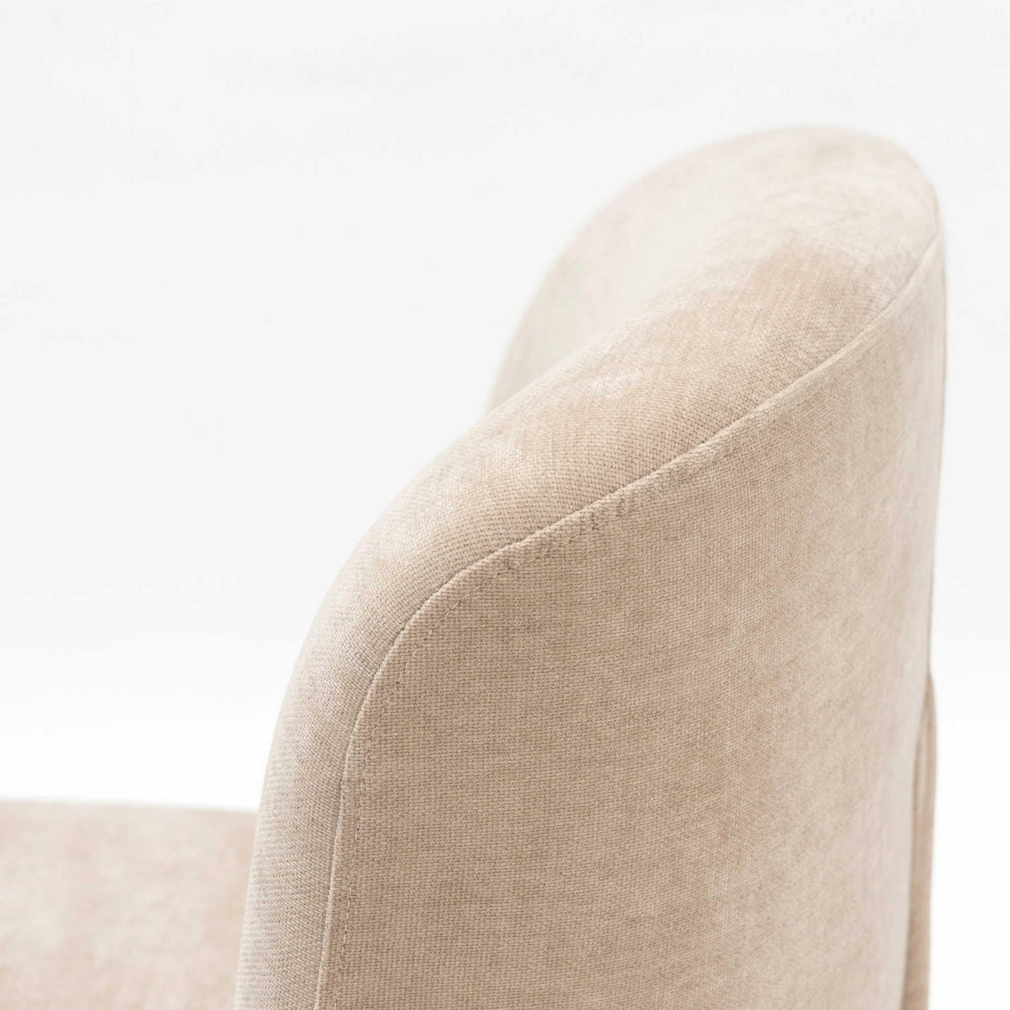 Erin Swivel Accent Chair - Latte - Image 10
