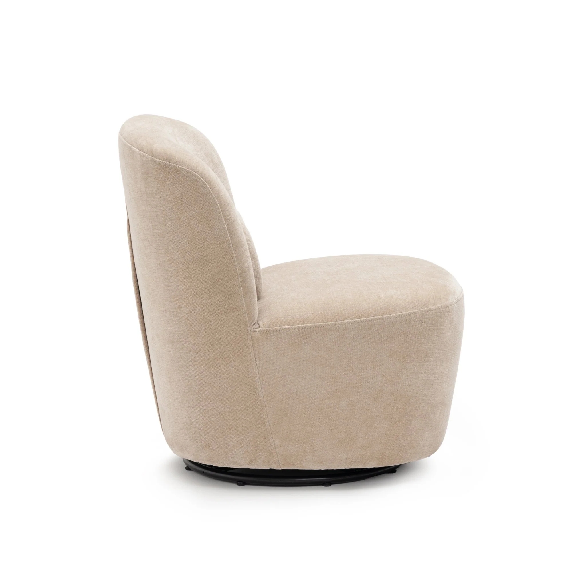 Erin Swivel Accent Chair - Latte - Image 2